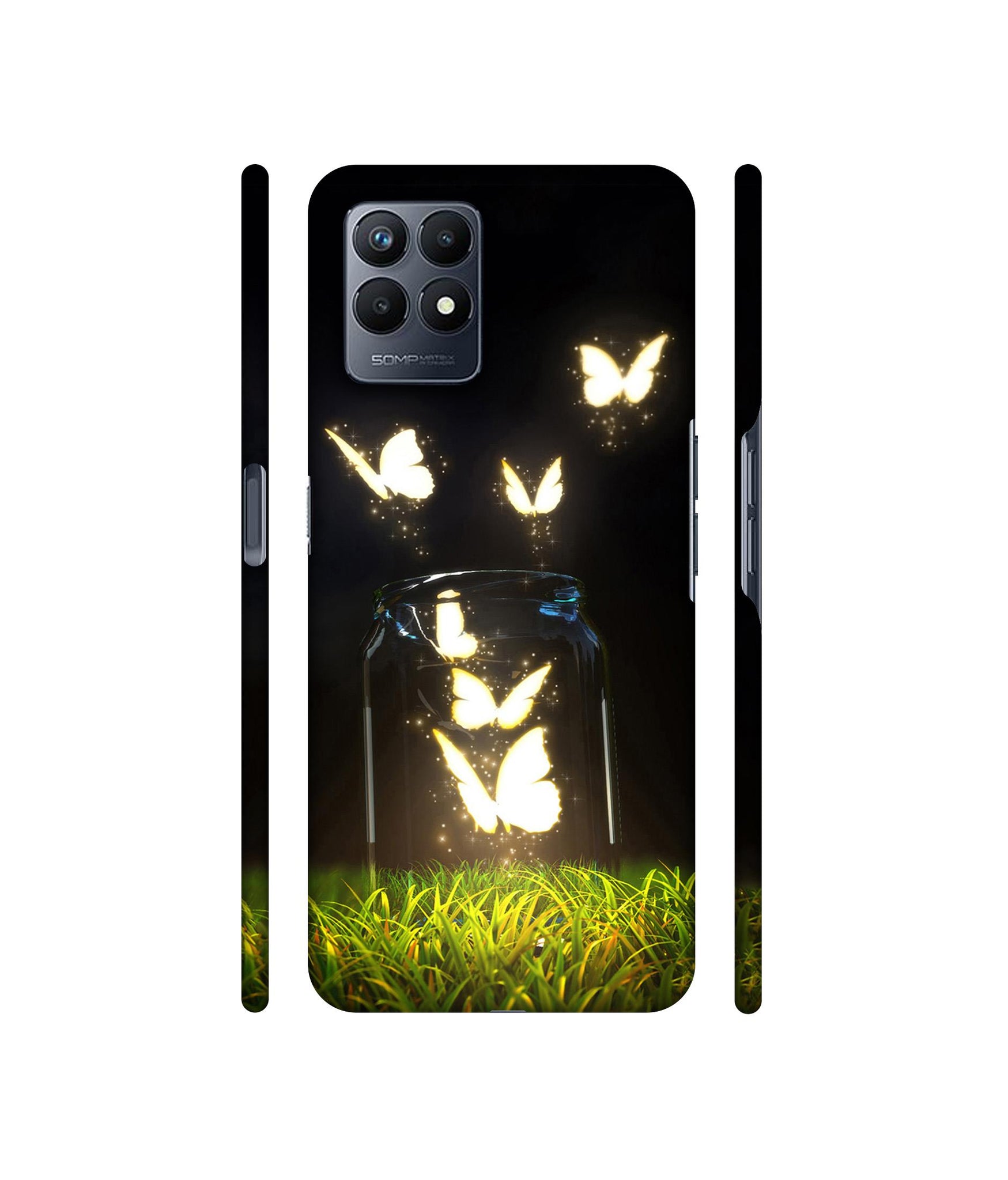 Butterfly Designer Hard Back Cover for Realme Narzo 50