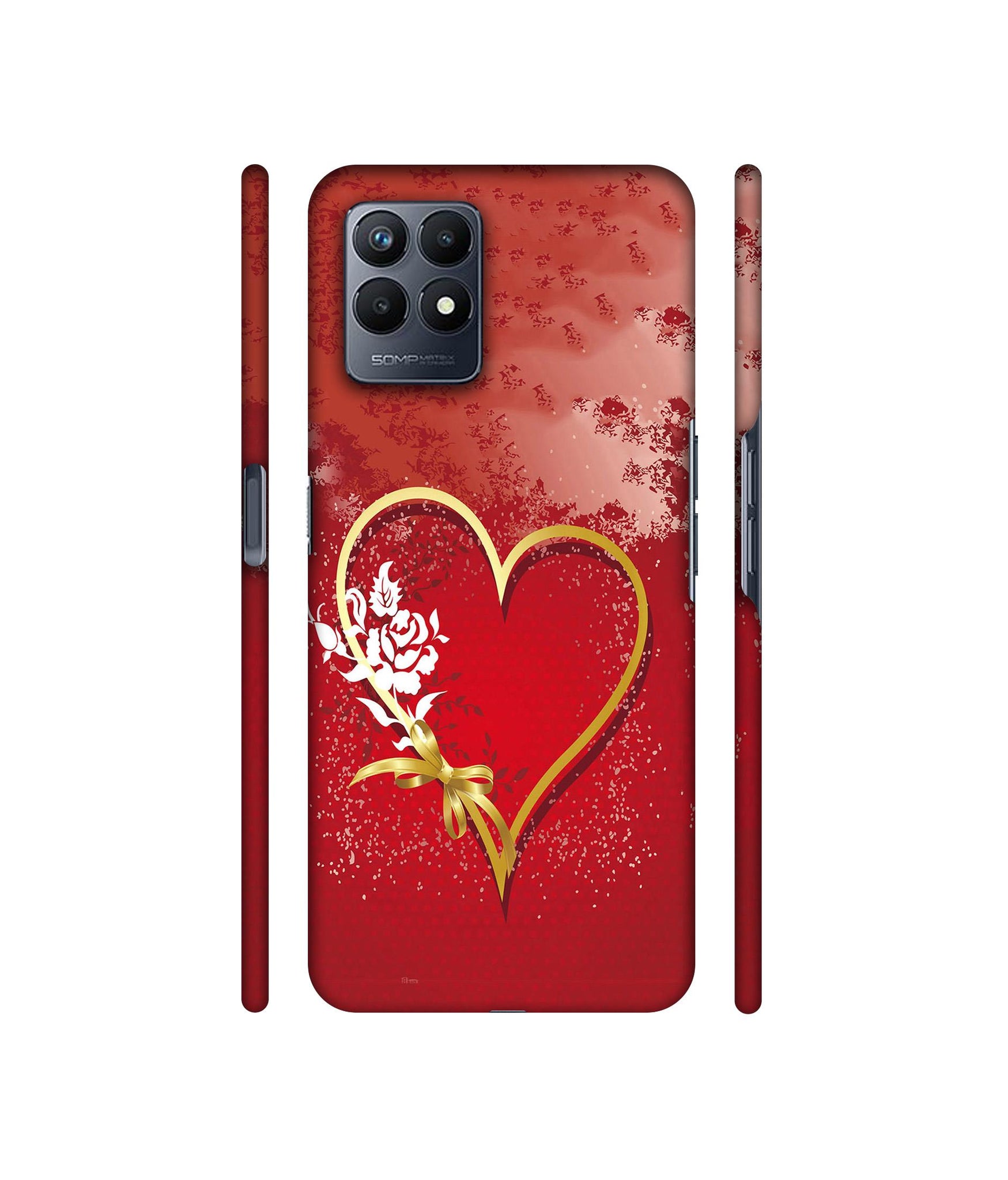 Love Rose Designer Hard Back Cover for Realme Narzo 50