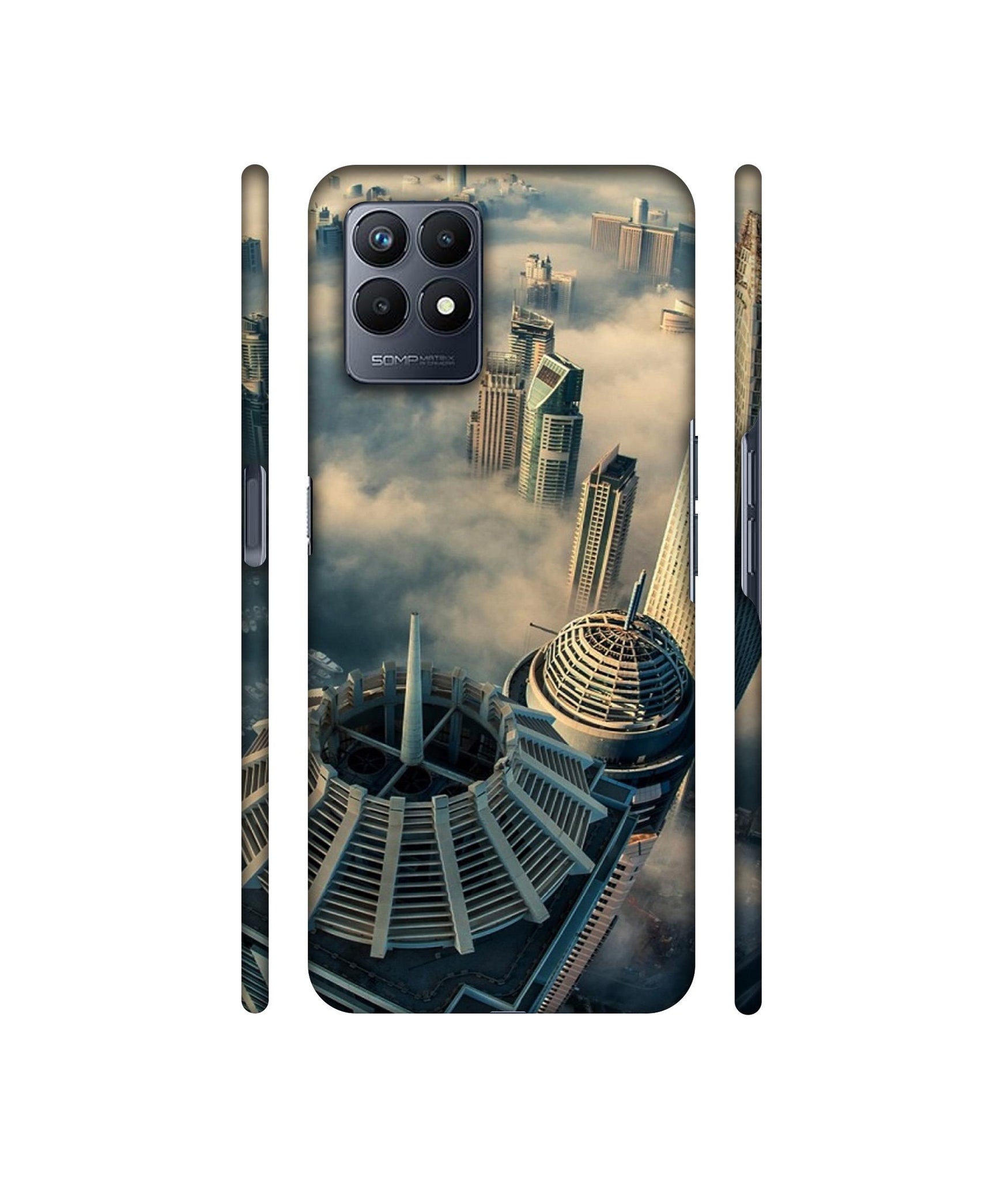 City Scapes Designer Hard Back Cover for Realme Narzo 50