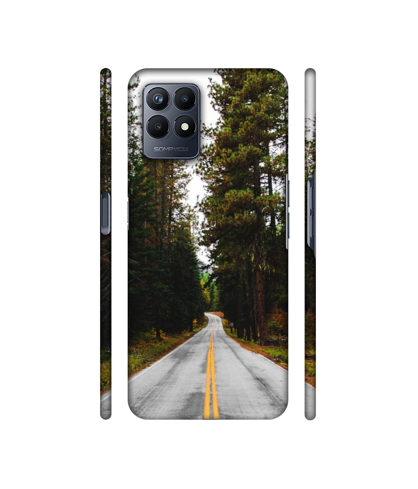 Road Photo Designer Hard Back Cover for Realme Narzo 50