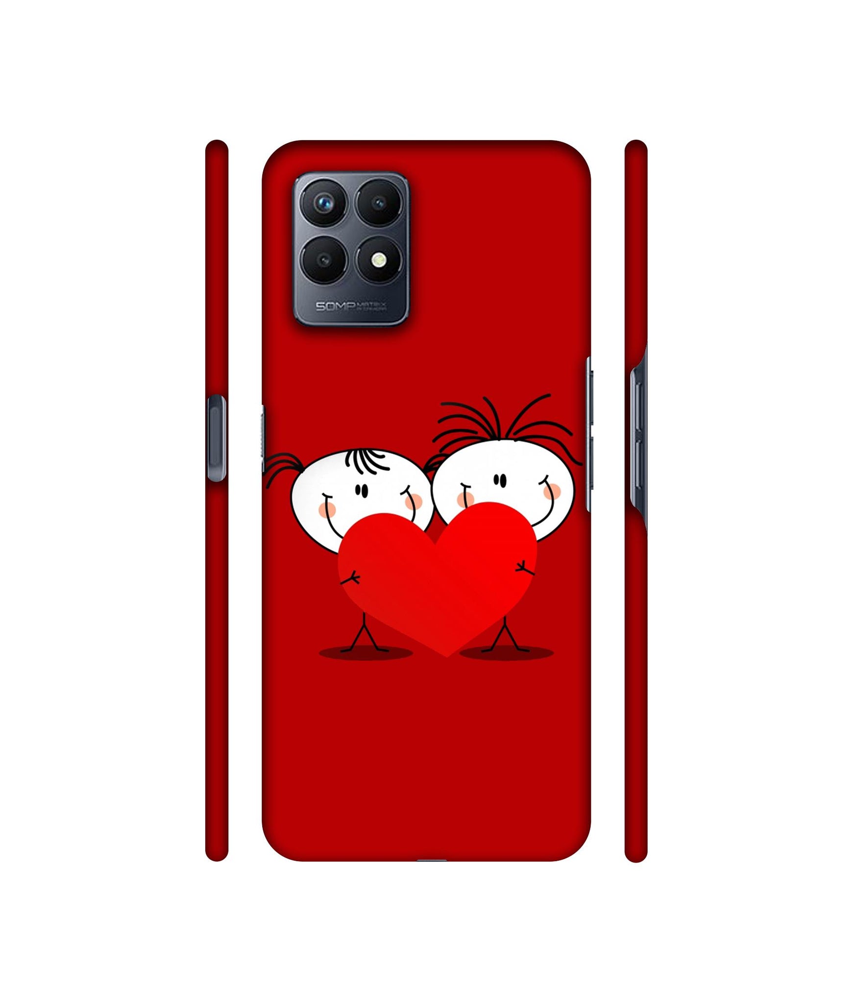 Valentines Day Designer Hard Back Cover for Realme Narzo 50