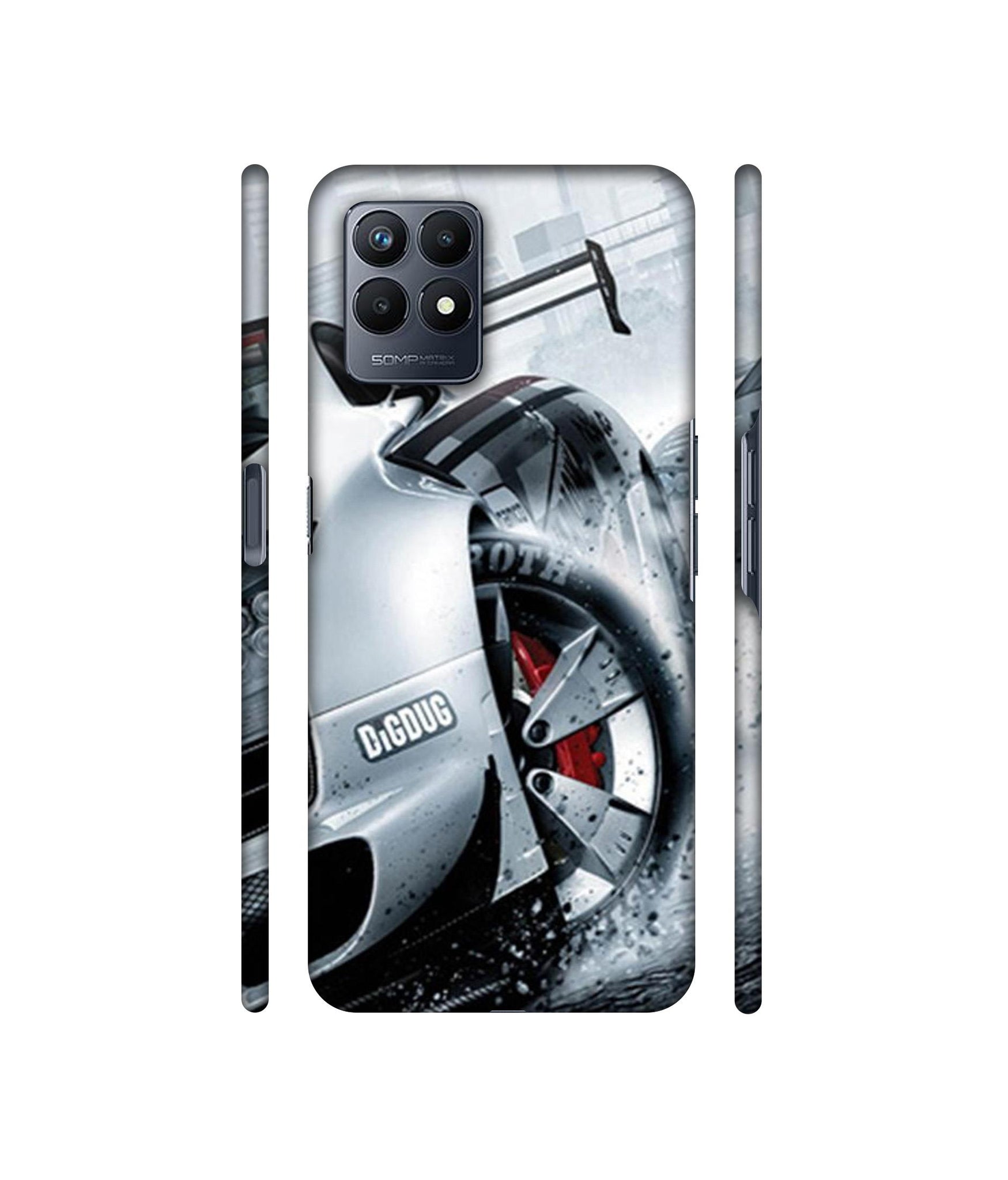 Drift Sport Print Designer Hard Back Cover for Realme Narzo 50