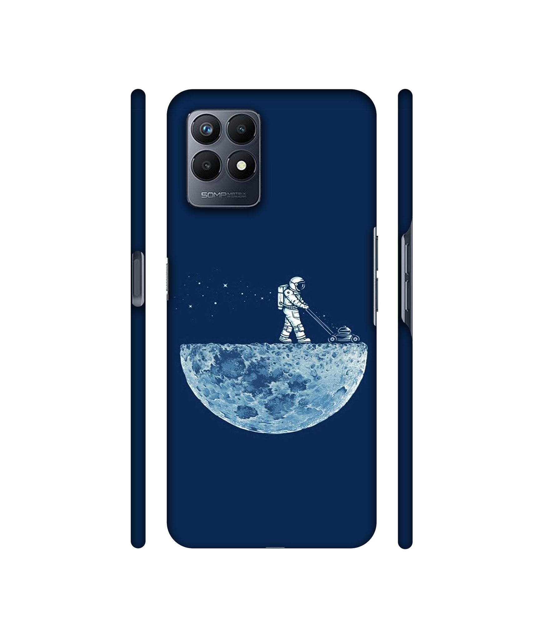 Moon Walk Designer Hard Back Cover for Realme Narzo 50