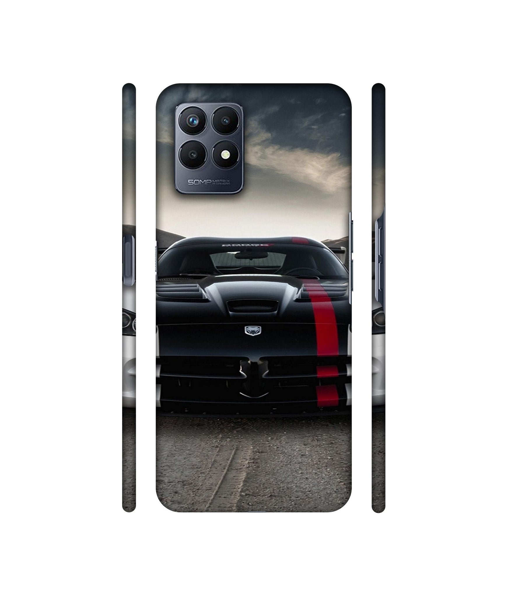 Sports Car Pattern Designer Hard Back Cover for Realme Narzo 50