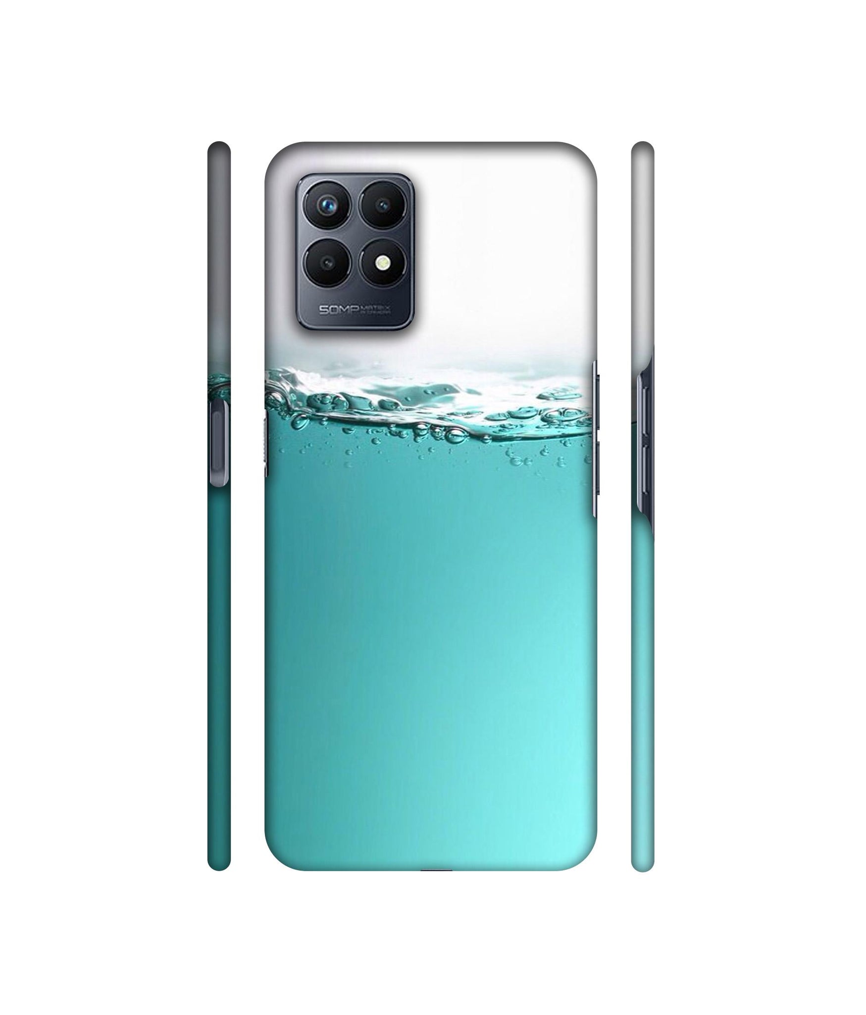 Half Fill Designer Hard Back Cover for Realme Narzo 50