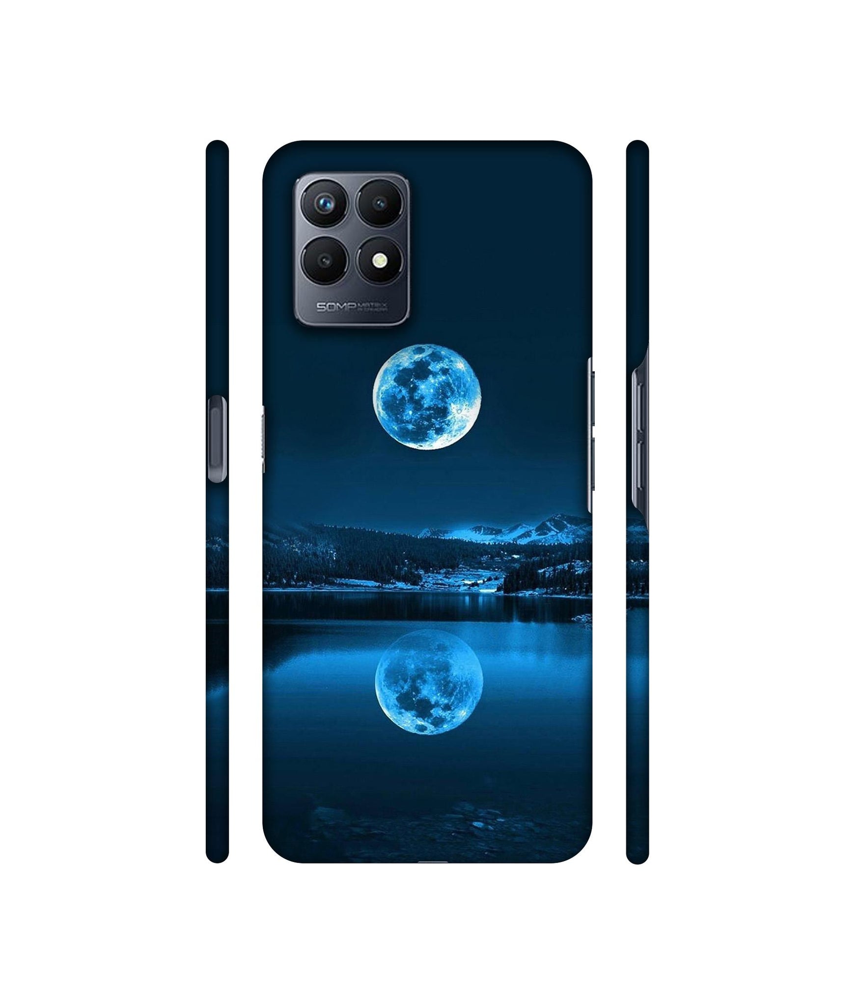 Moon Pattern Print Designer Hard Back Cover for Realme Narzo 50