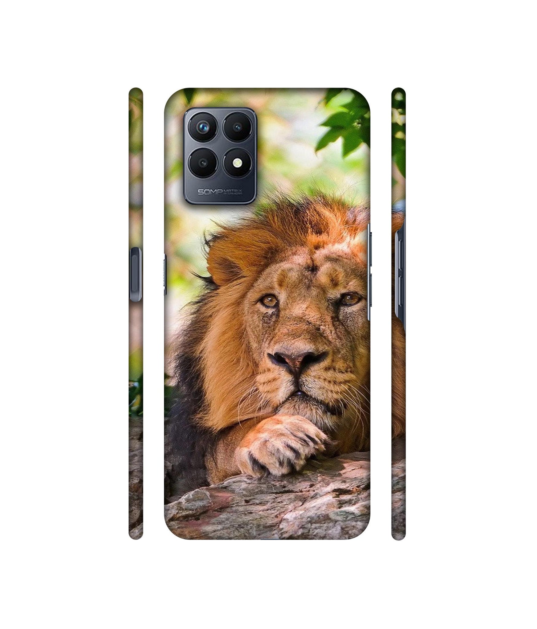 Tiger Pattern Print Designer Hard Back Cover for Realme Narzo 50