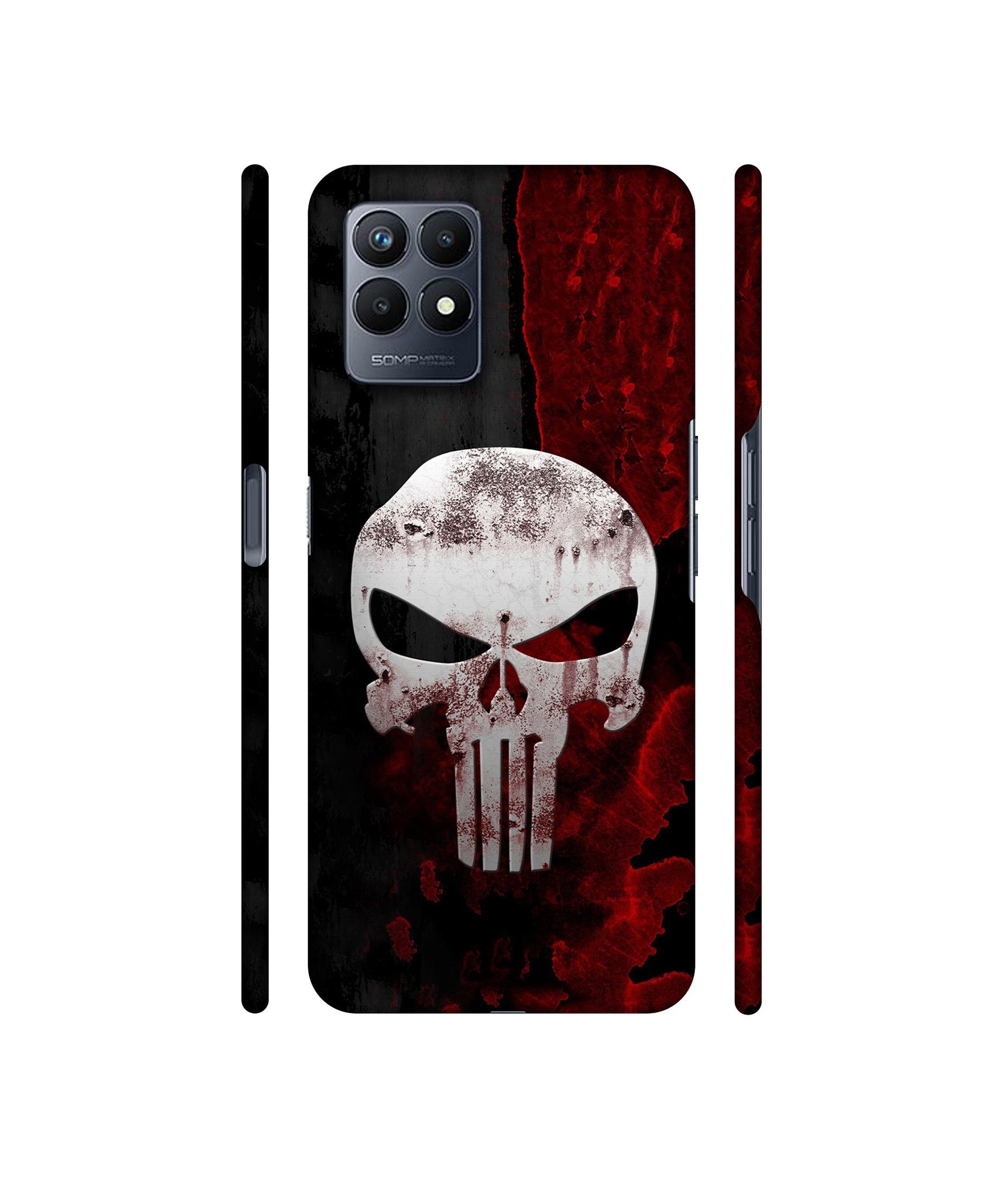 Punisher Skull Designer Hard Back Cover for Realme Narzo 50