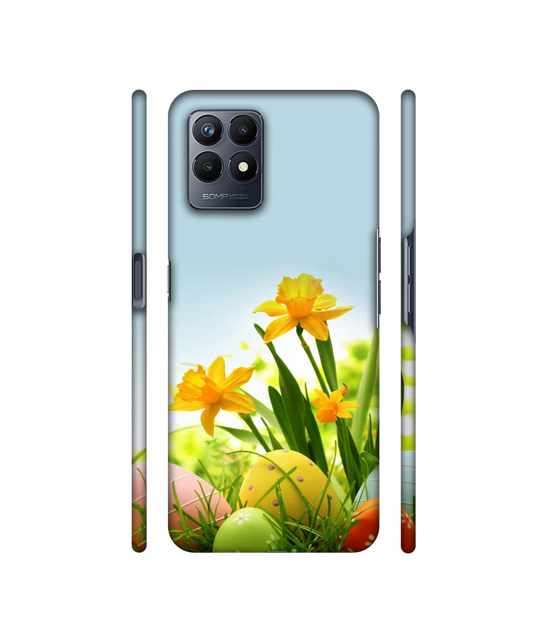 3D Bubble Designer Hard Back Cover for Realme Narzo 50