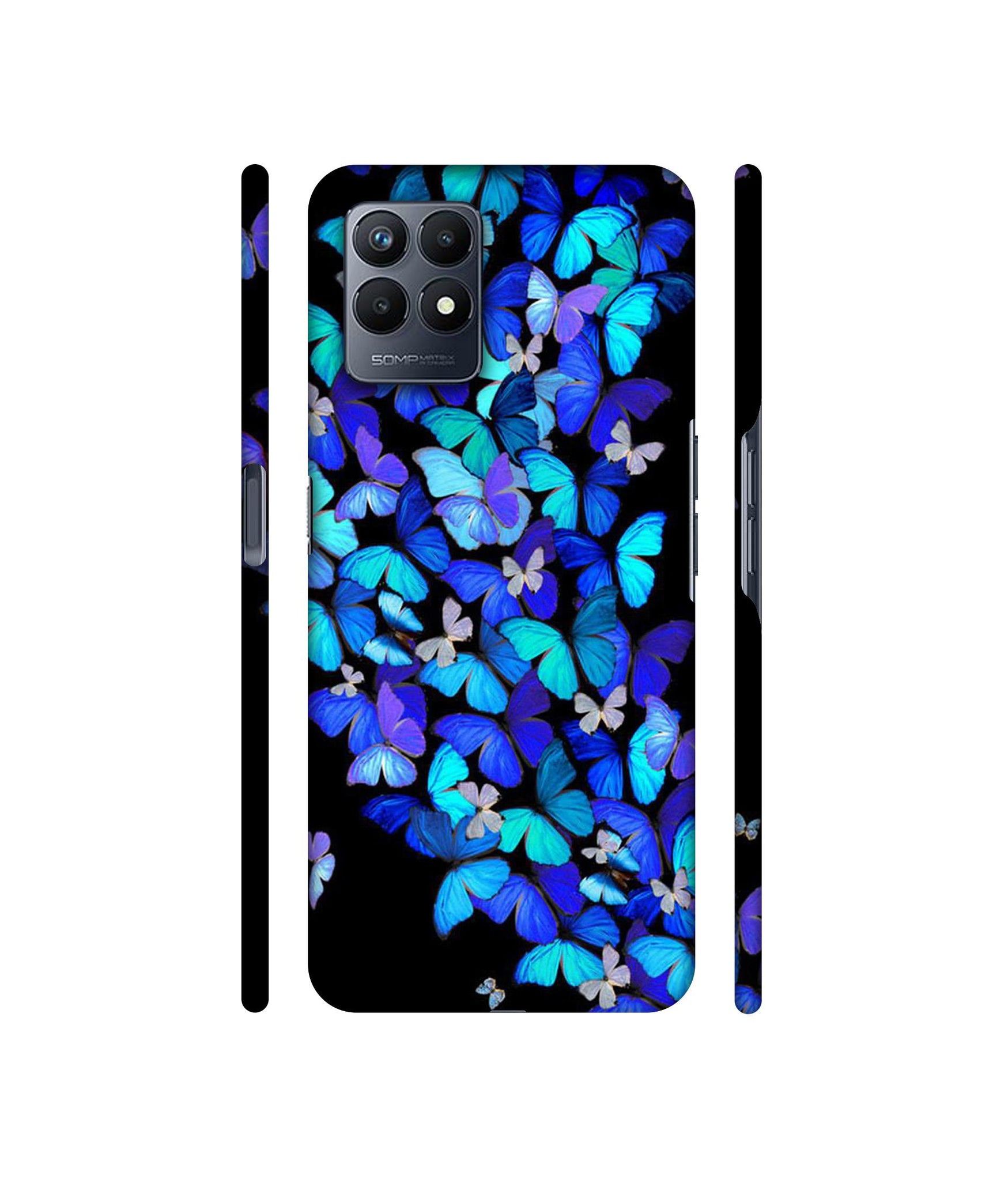 Butterfly Pattern Designer Hard Back Cover for Realme Narzo 50