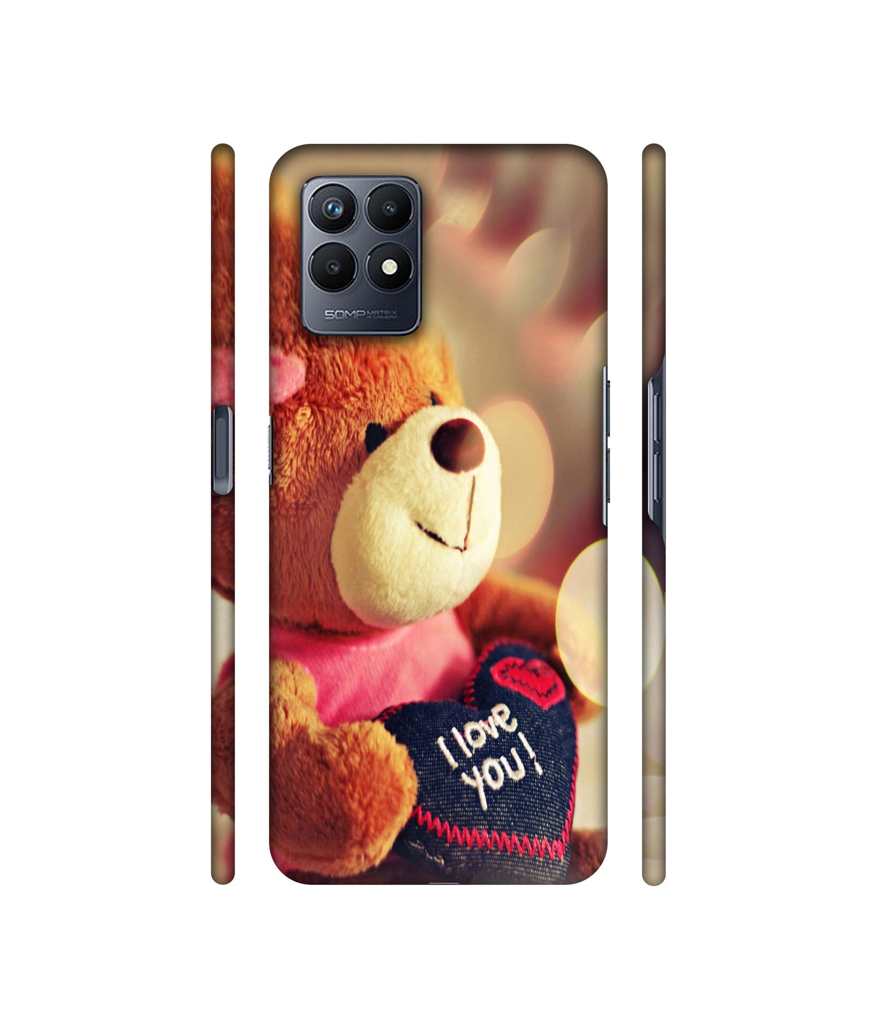 Teddy Bear Designer Hard Back Cover for Realme Narzo 50