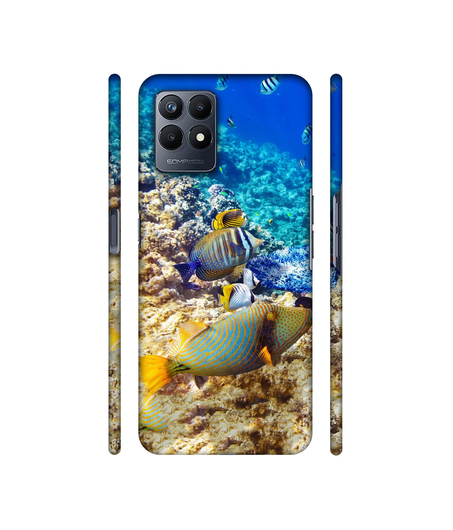 Underwater World Designer Hard Back Cover for Realme Narzo 50