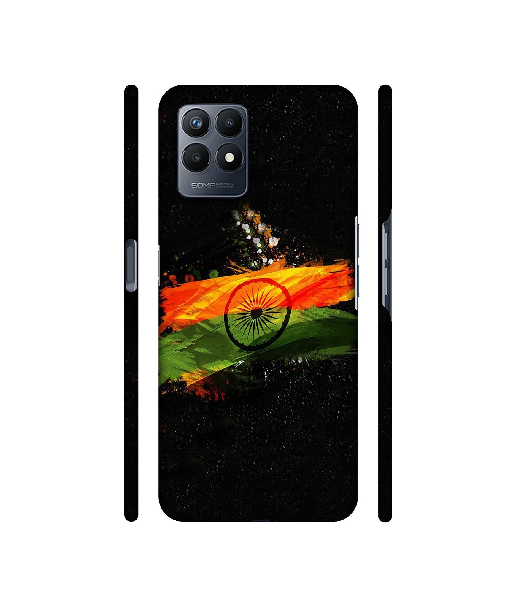 Indian Flag Designer Hard Back Cover for Realme Narzo 50