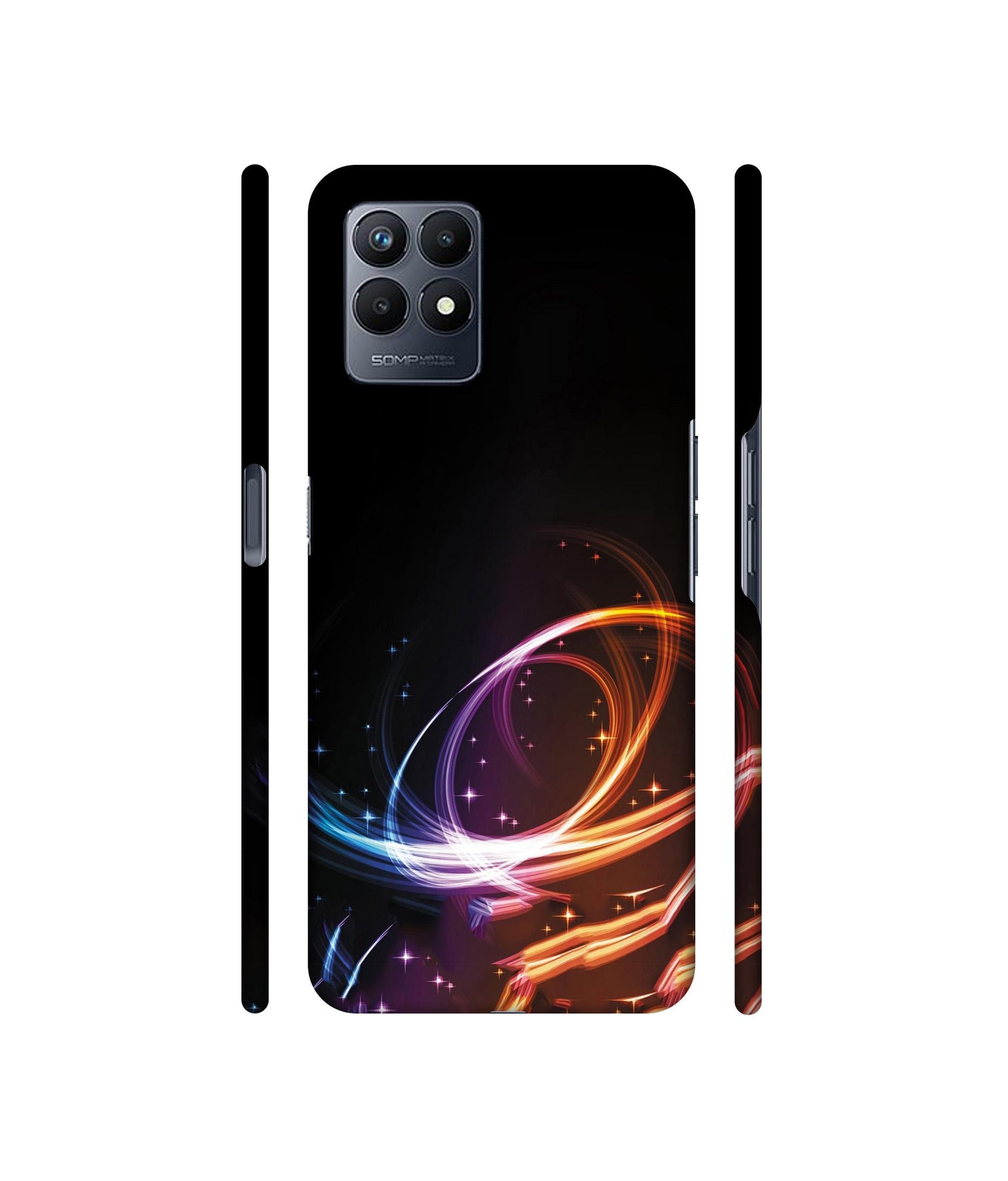 Abstract Background Designer Hard Back Cover for Realme Narzo 50