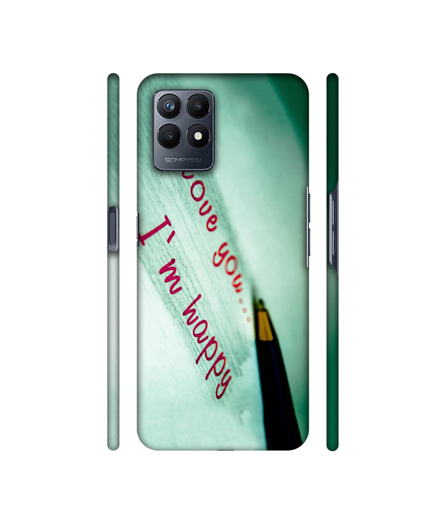 Love Quote Designer Hard Back Cover for Realme Narzo 50