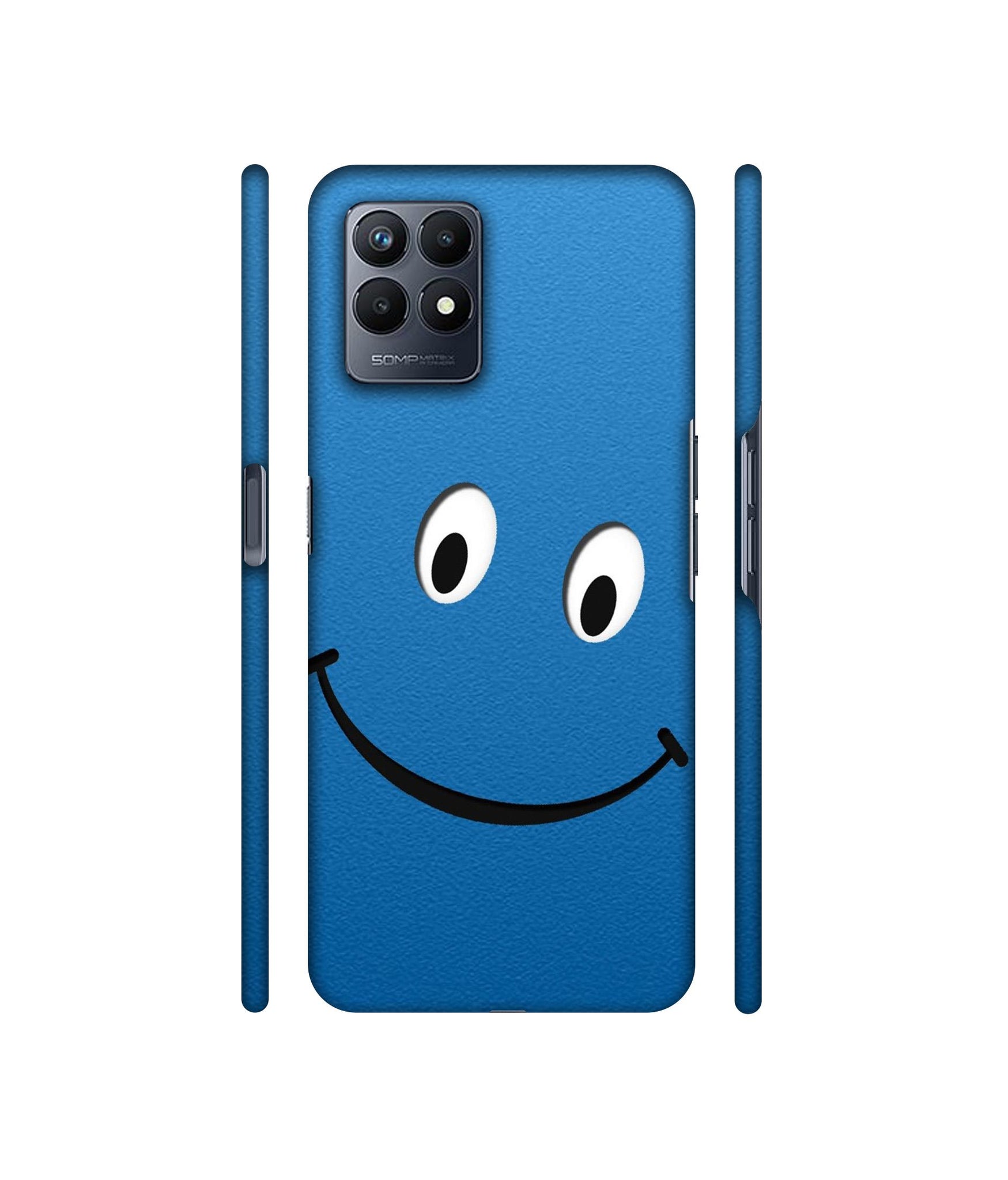 Smile Face Designer Hard Back Cover for Realme Narzo 50