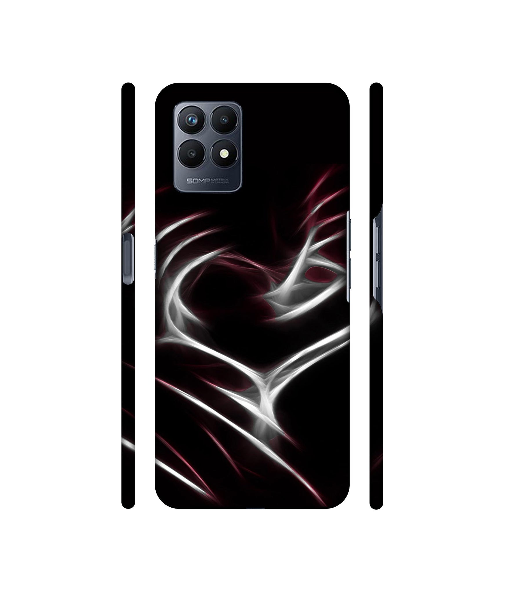 Heart Line Designer Hard Back Cover for Realme Narzo 50