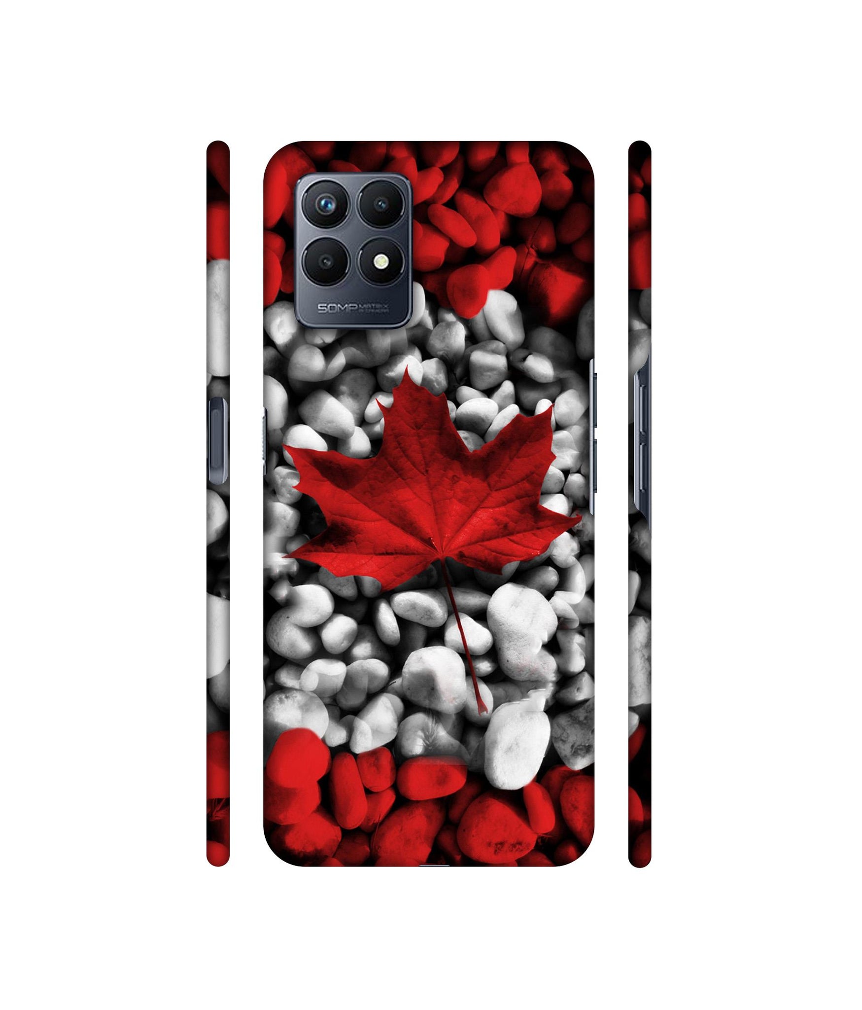 Canada Leaves Flag Designer Hard Back Cover for Realme Narzo 50