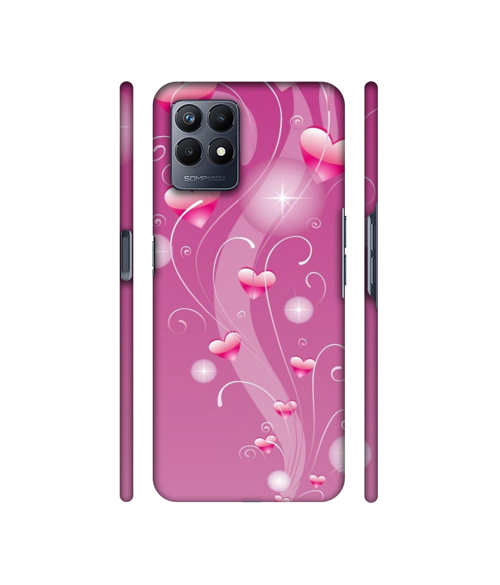 Tea White Designer Hard Back Cover for Realme Narzo 50