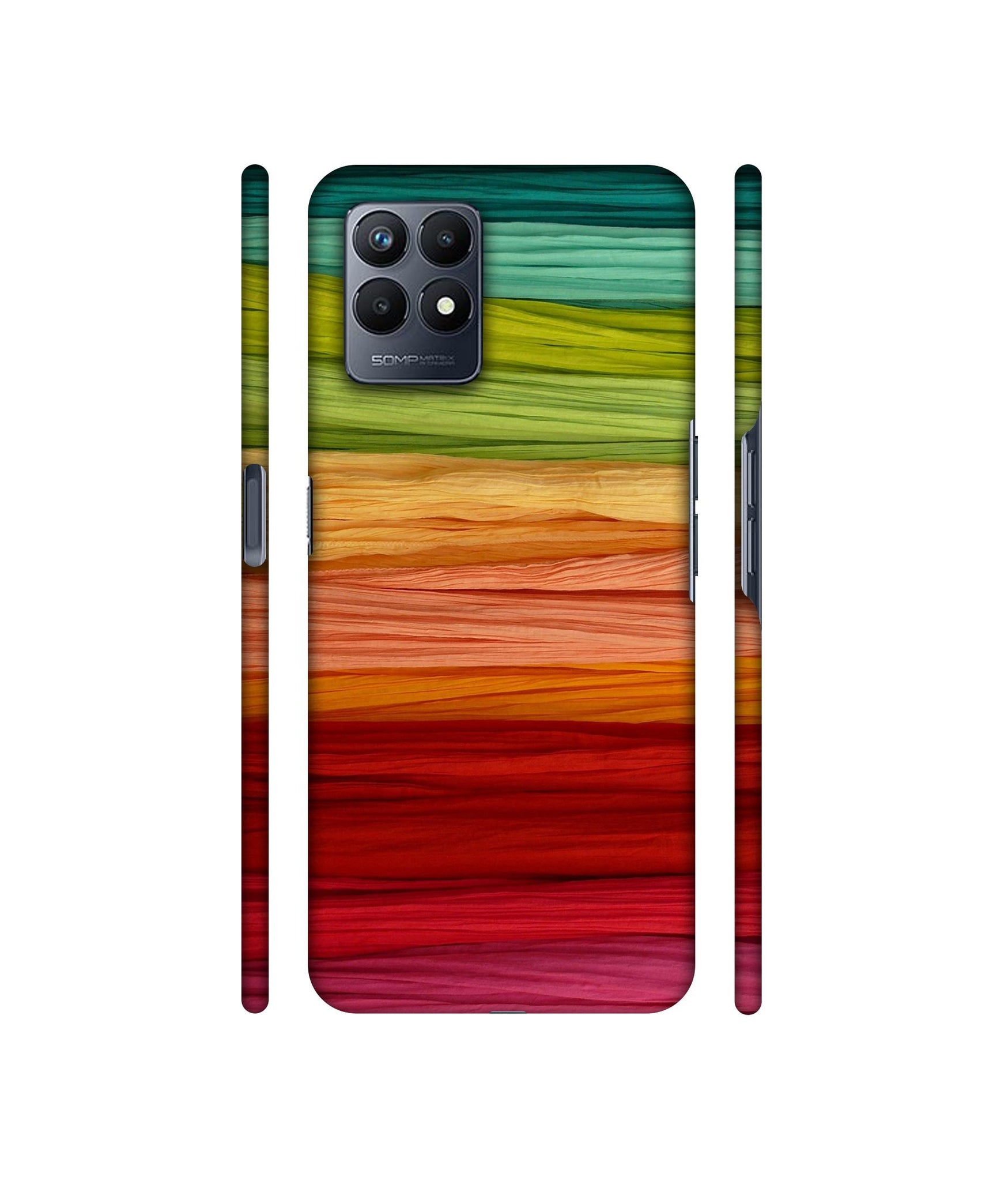 Colorful Thread Designer Hard Back Cover for Realme Narzo 50