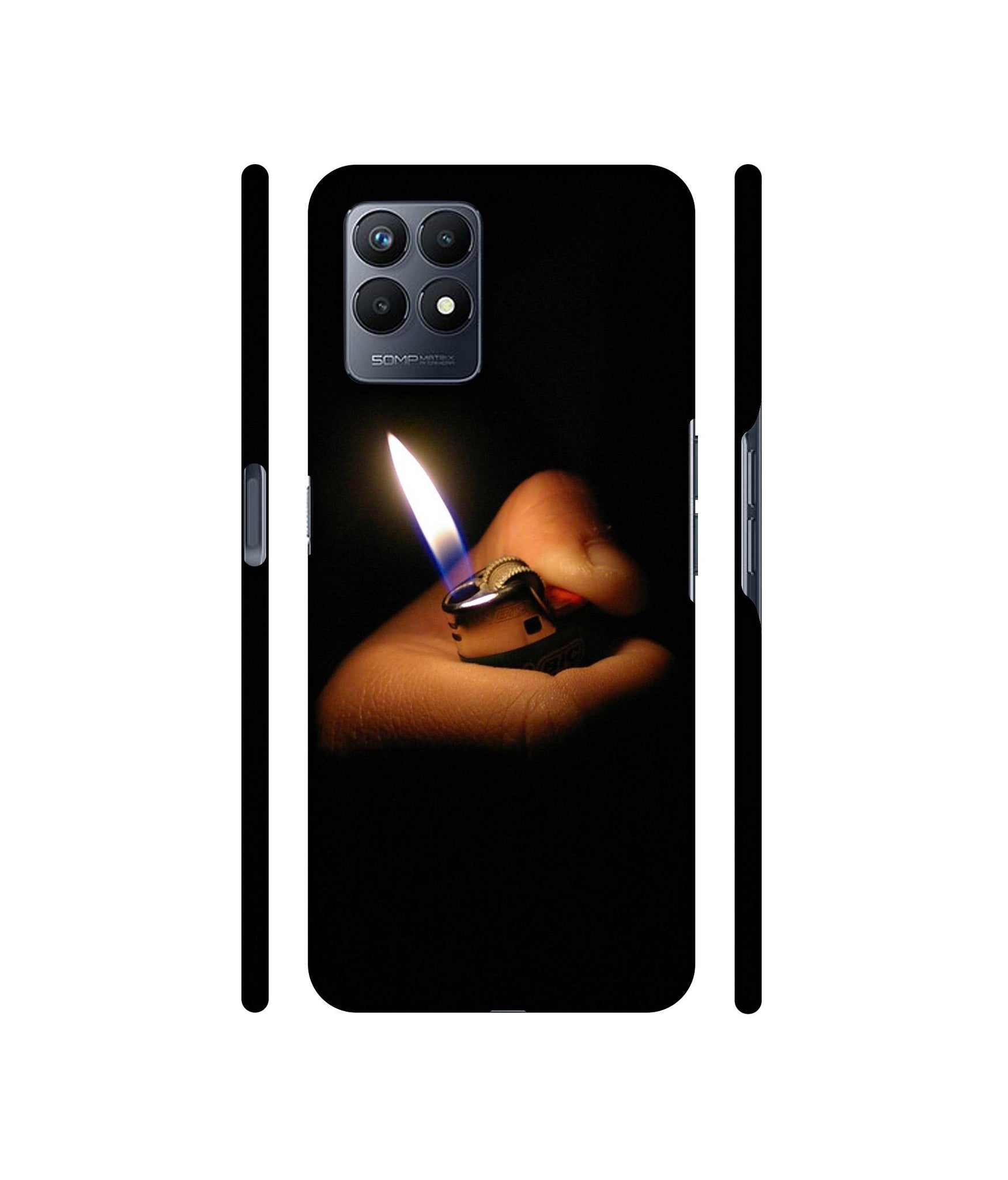 Lighter Flames Designer Hard Back Cover for Realme Narzo 50