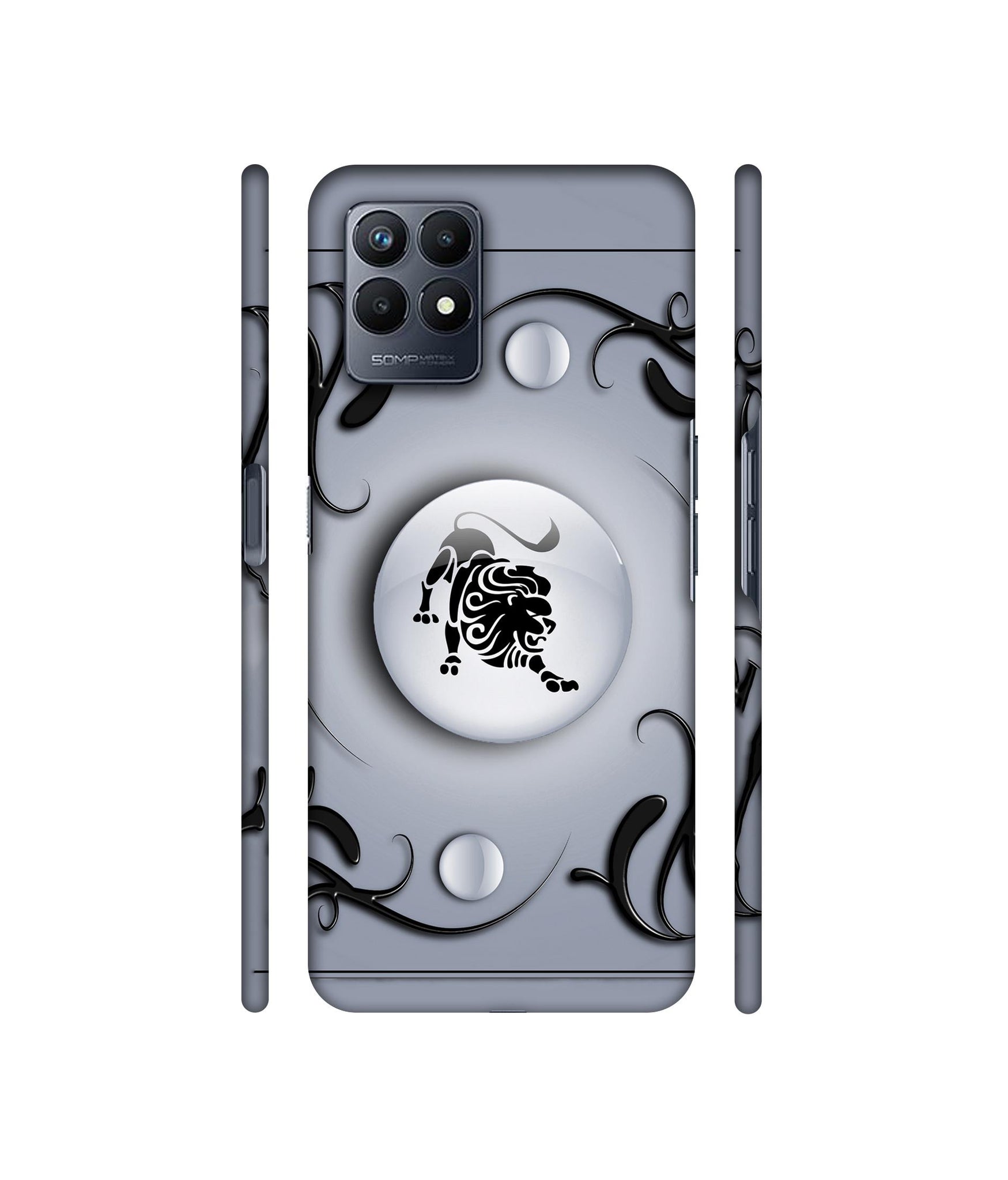 Leo Designer Hard Back Cover for Realme Narzo 50