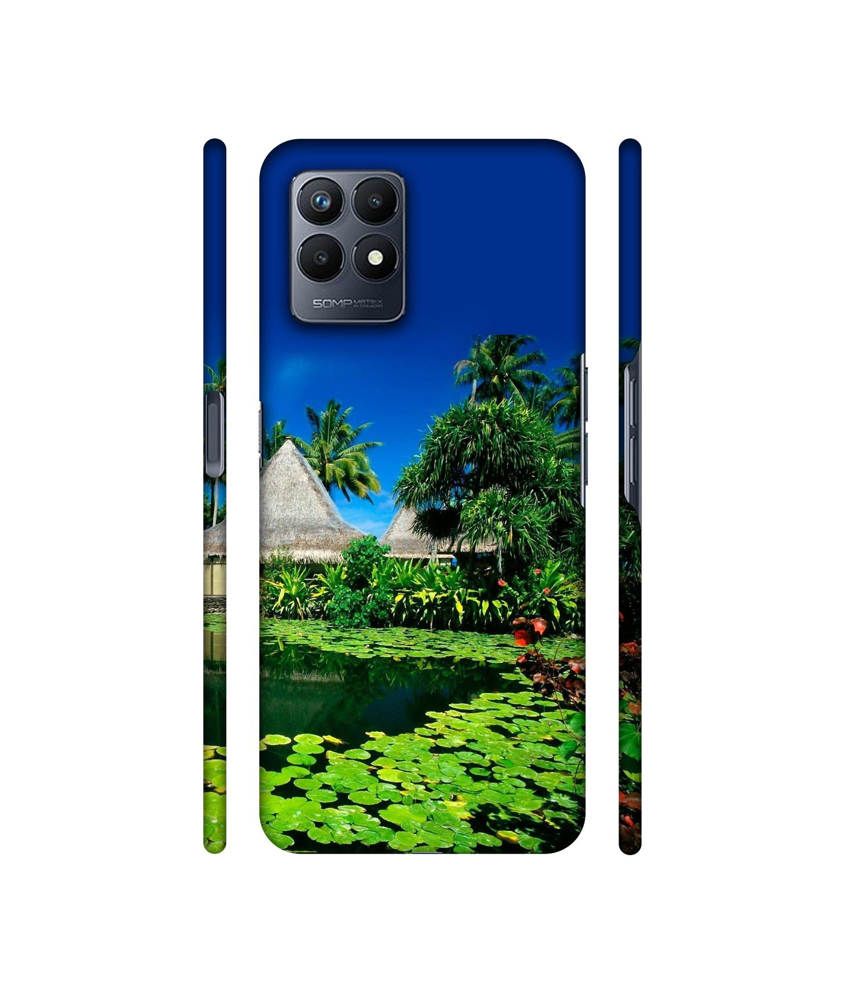 Tropics Water Designer Hard Back Cover for Realme Narzo 50