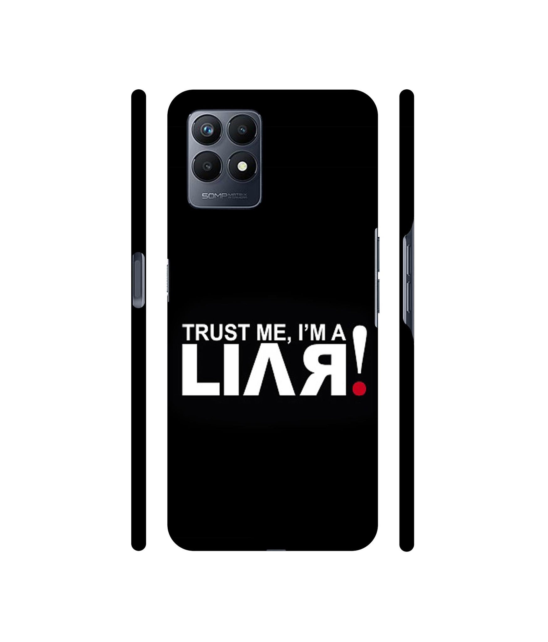 Trust Me Funny Quote Designer Hard Back Cover for Realme Narzo 50
