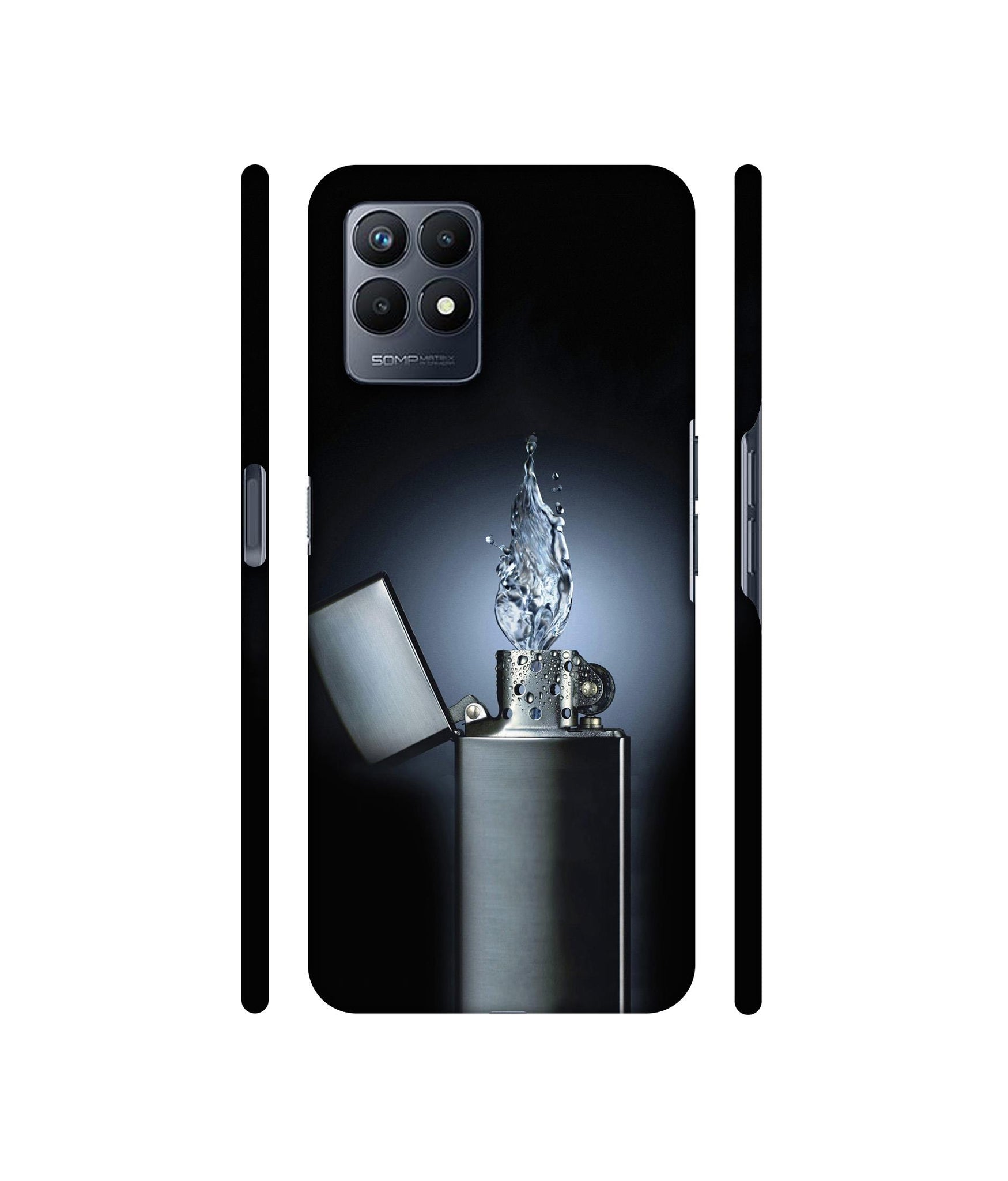 Water Lighter Designer Hard Back Cover for Realme Narzo 50