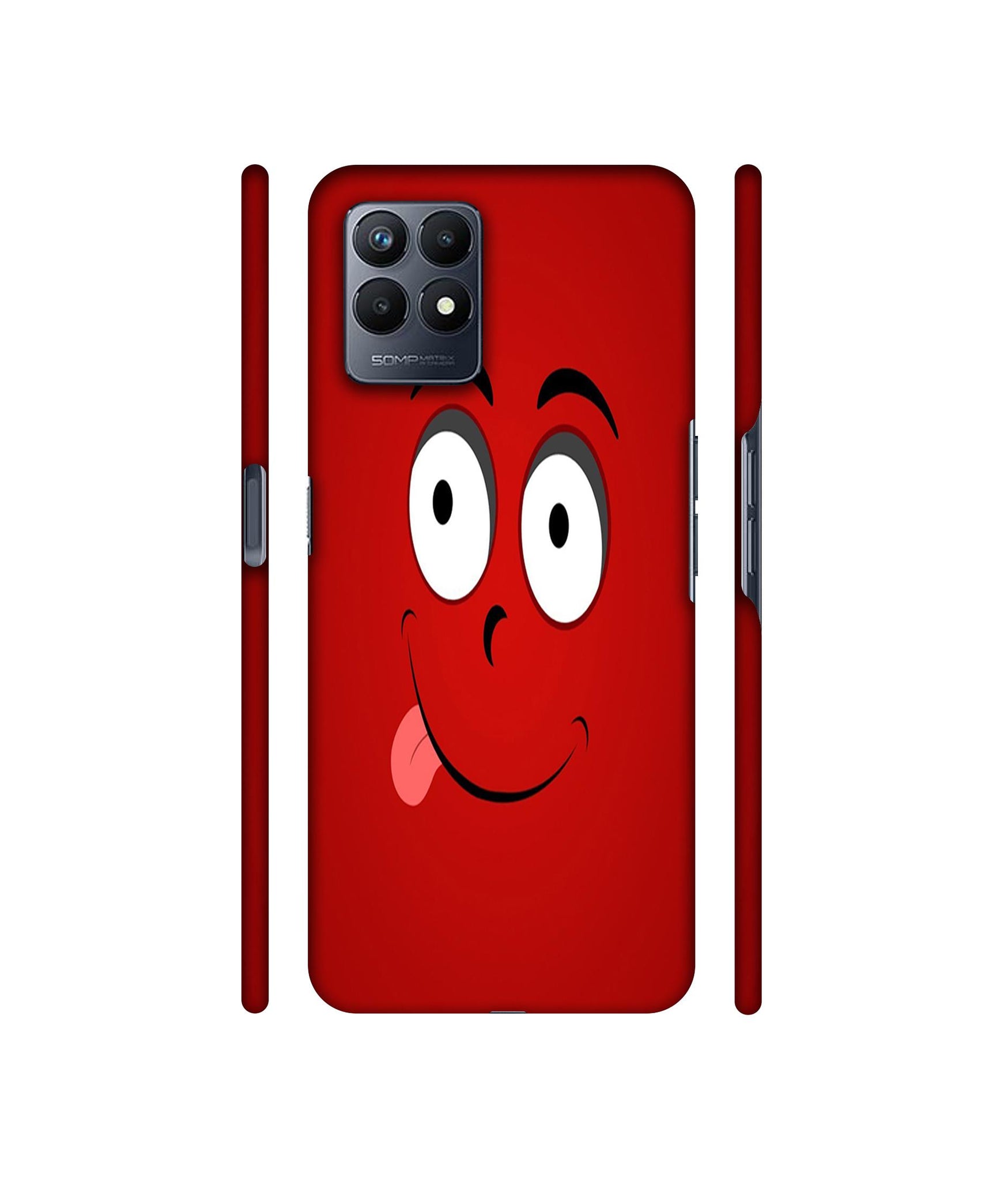 Greedy Smile Designer Hard Back Cover for Realme Narzo 50
