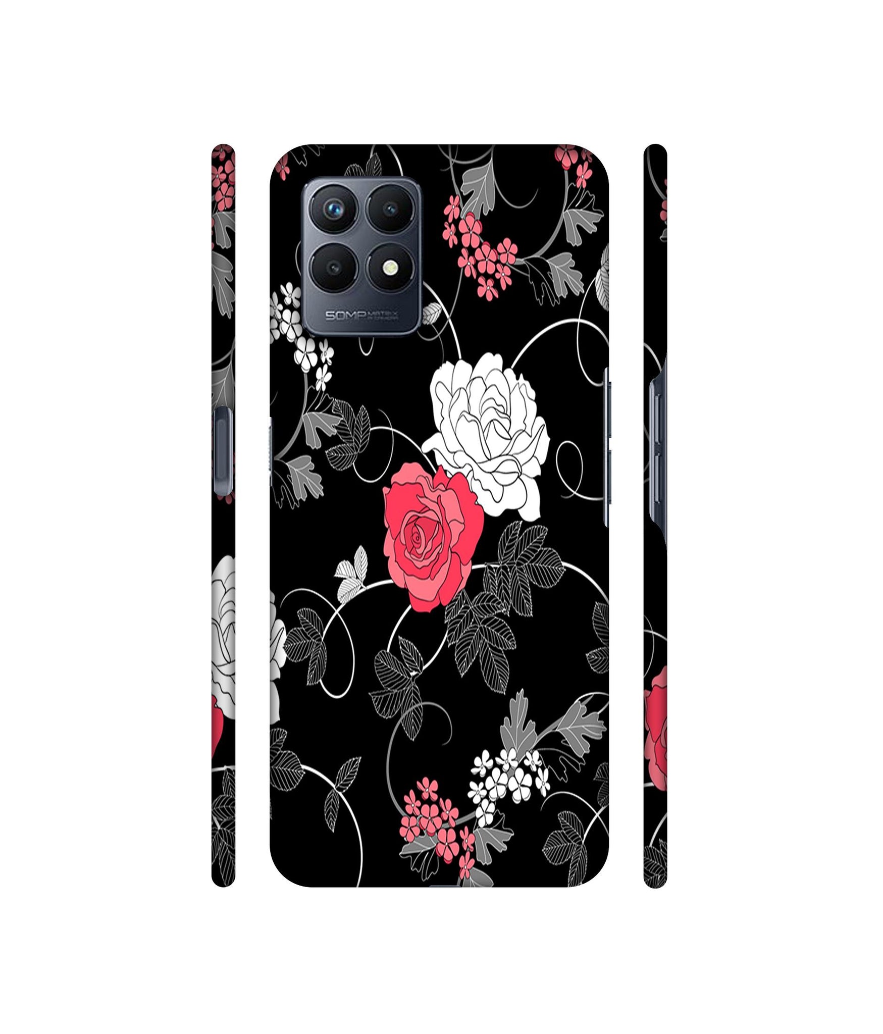 Roses Designer Hard Back Cover for Realme Narzo 50
