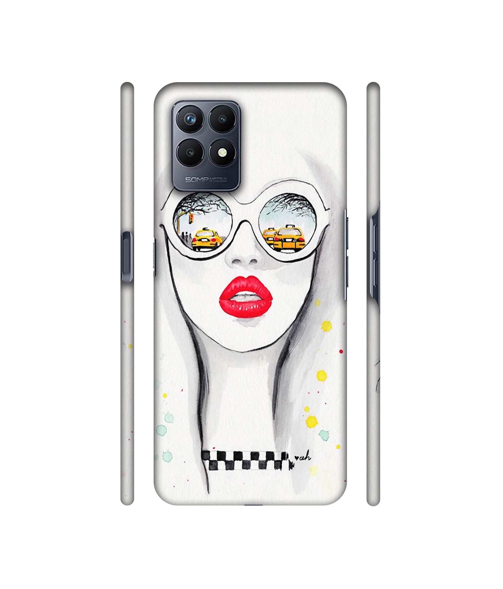 Girl Designer Hard Back Cover for Realme Narzo 50