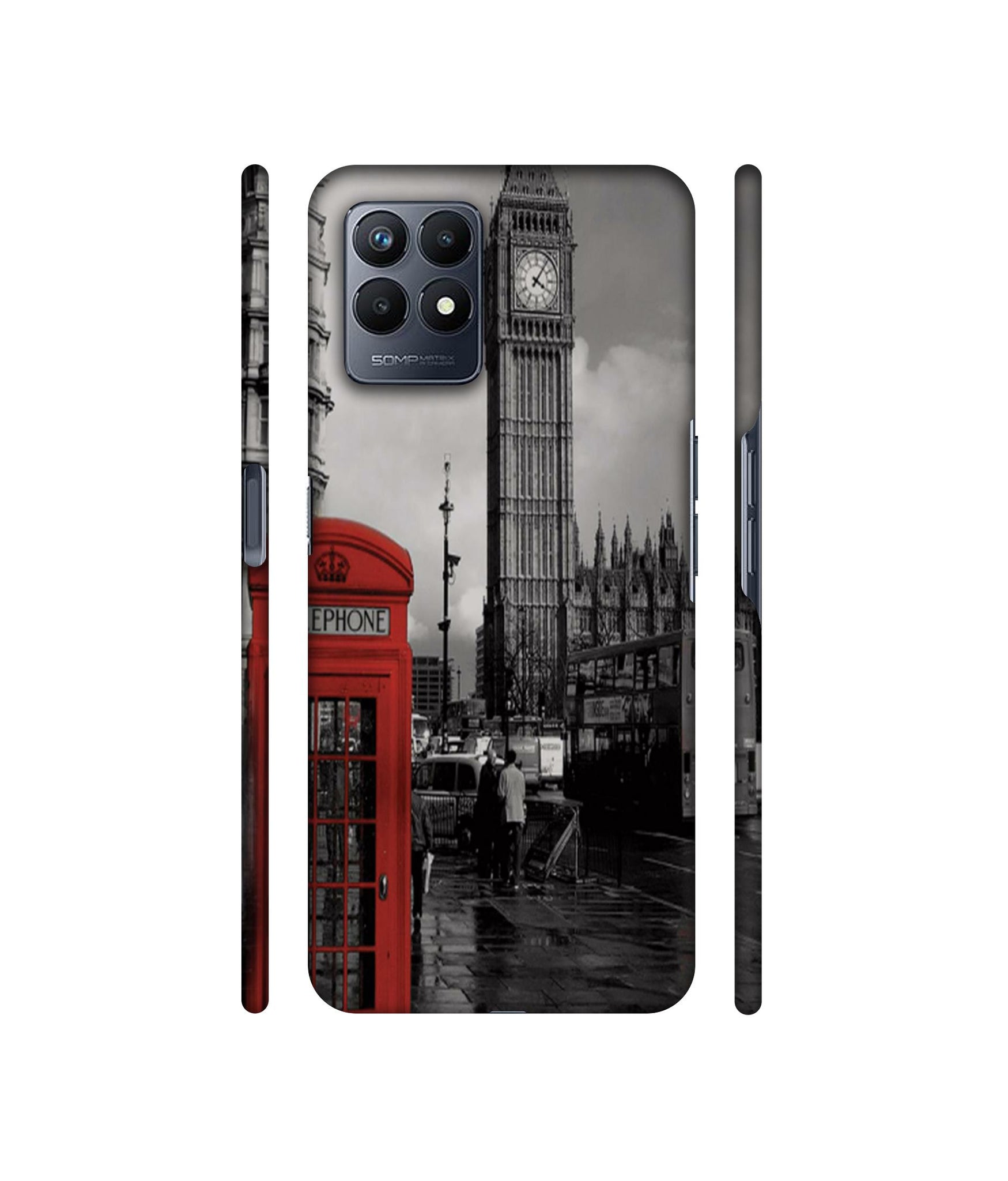 London Theme Designer Hard Back Cover for Realme Narzo 50