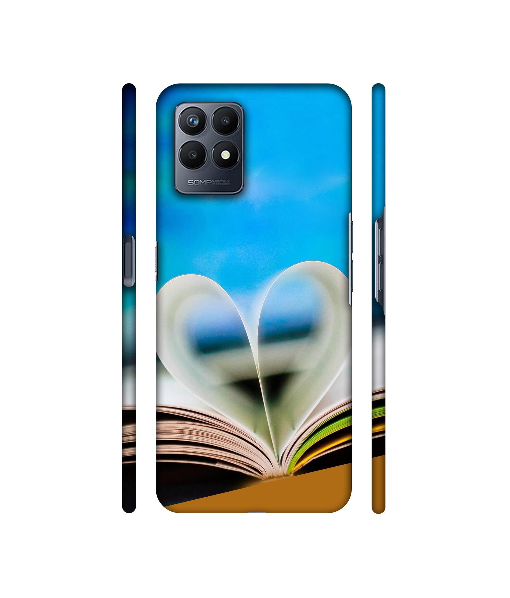 Love Book Designer Hard Back Cover for Realme Narzo 50