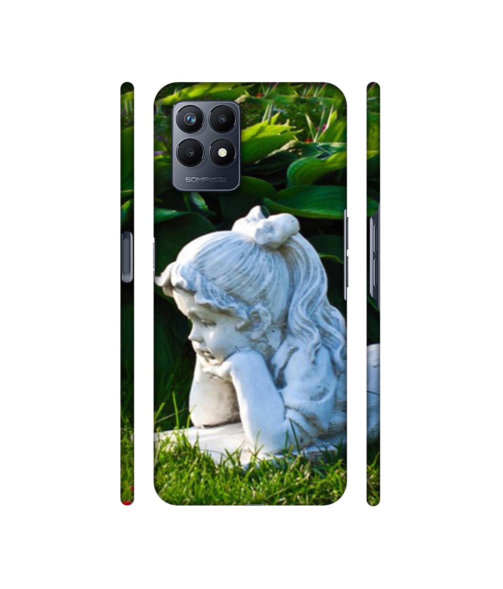 Statue of Girl Designer Hard Back Cover for Realme Narzo 50