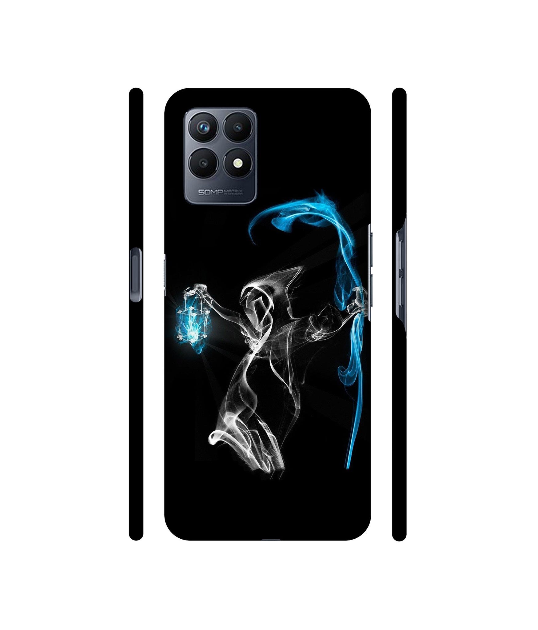 3D Skull Designer Hard Back Cover for Realme Narzo 50