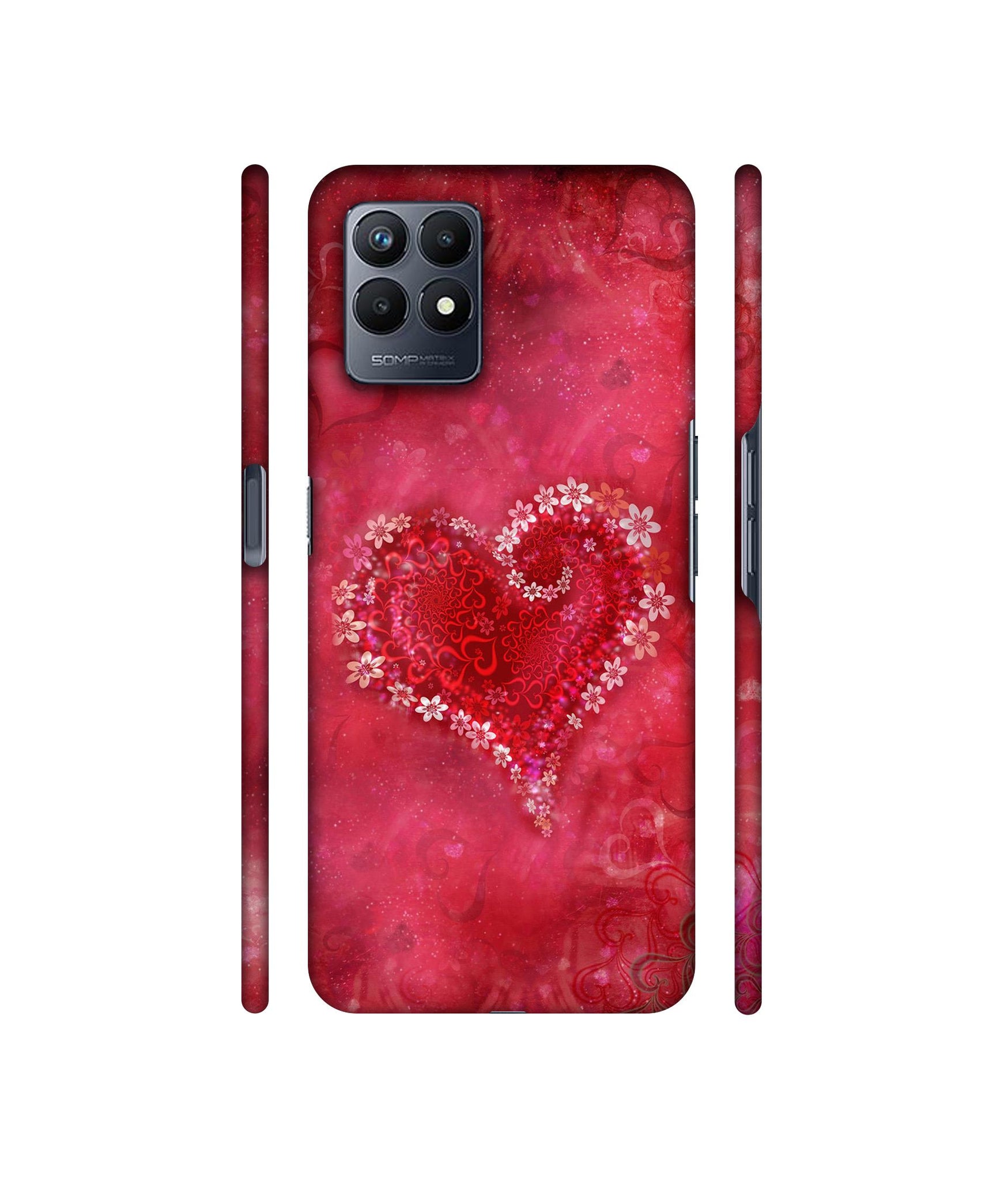 Heart Designer Hard Back Cover for Realme Narzo 50