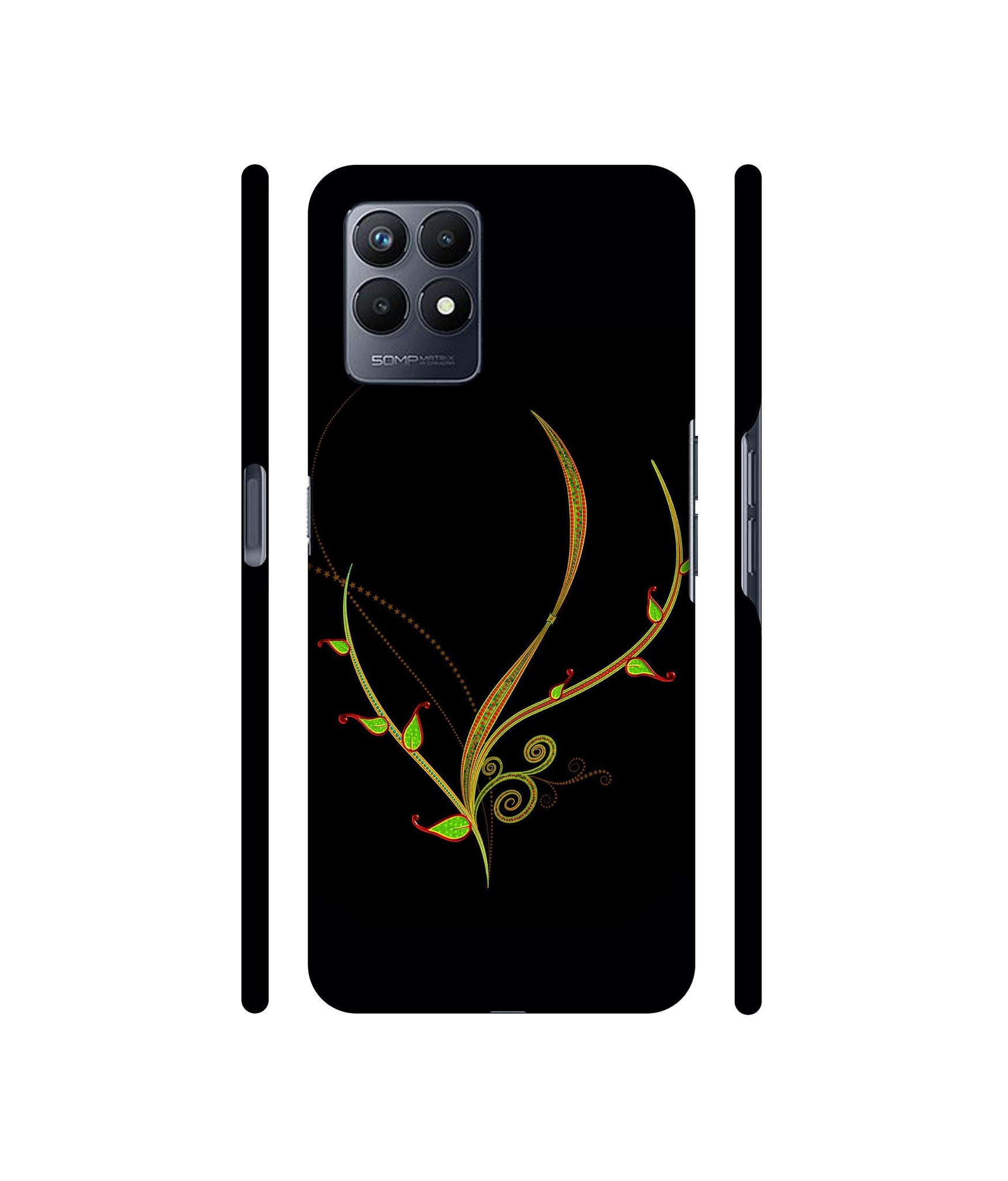 Yellow Pattern Designer Hard Back Cover for Realme Narzo 50