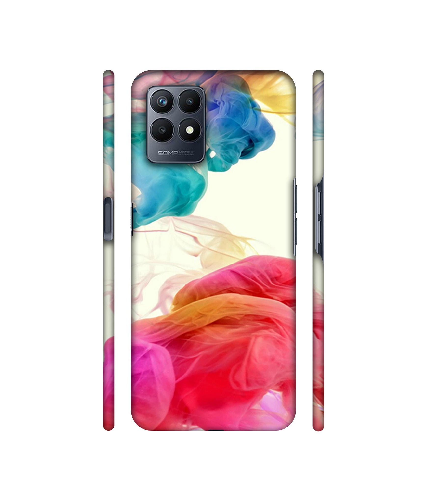 Colored Smoke Designer Hard Back Cover for Realme Narzo 50