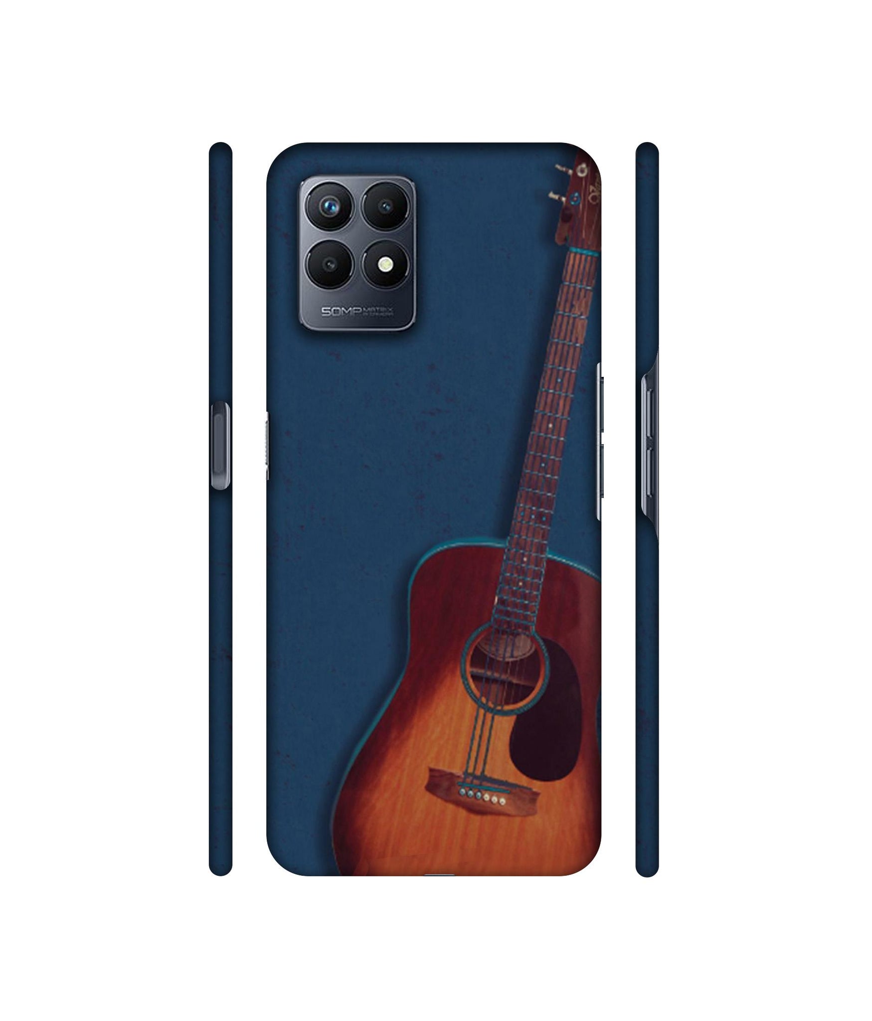 Guitar Designer Hard Back Cover for Realme Narzo 50