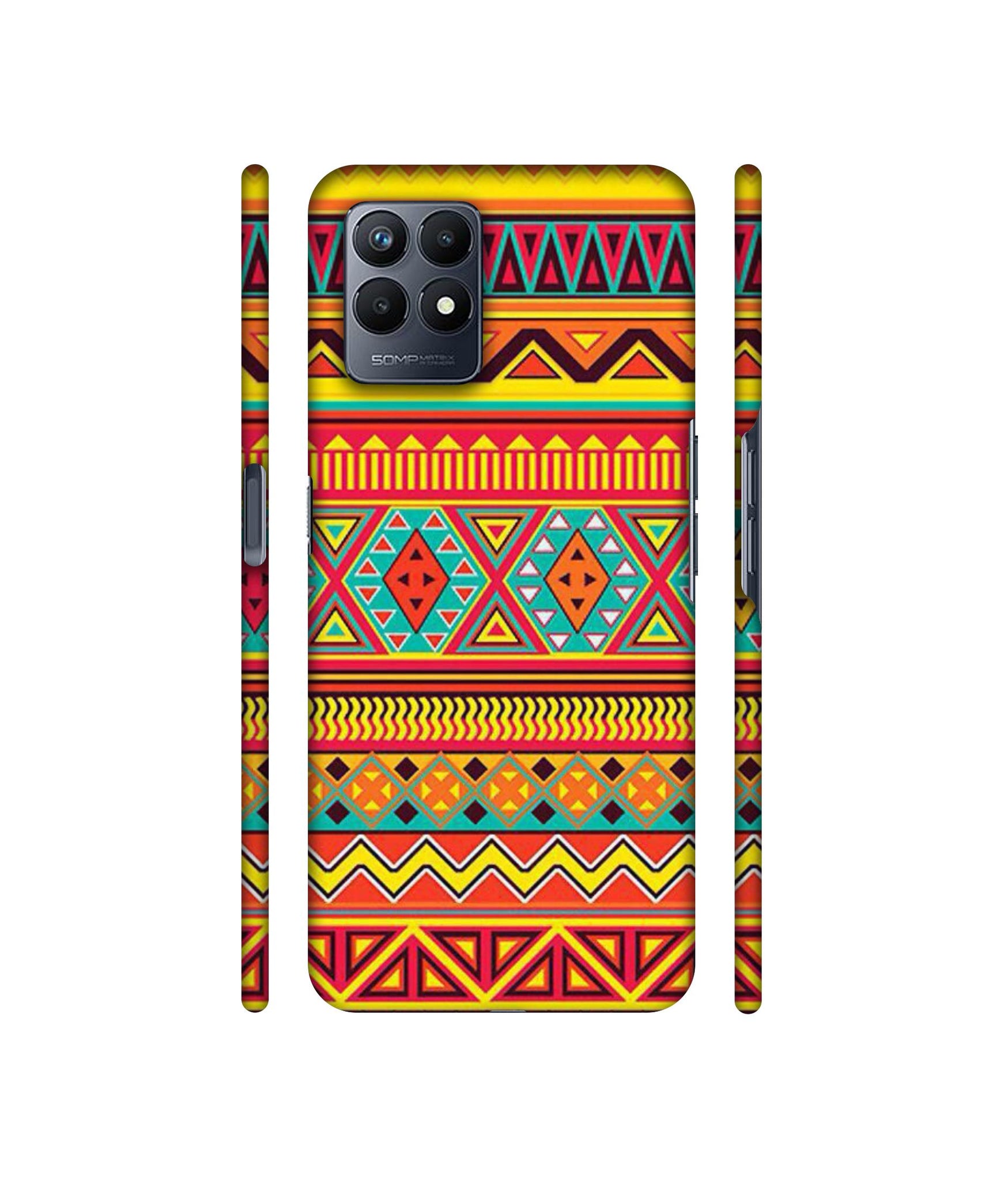 Artistic Rangoli Designer Hard Back Cover for Realme Narzo 50