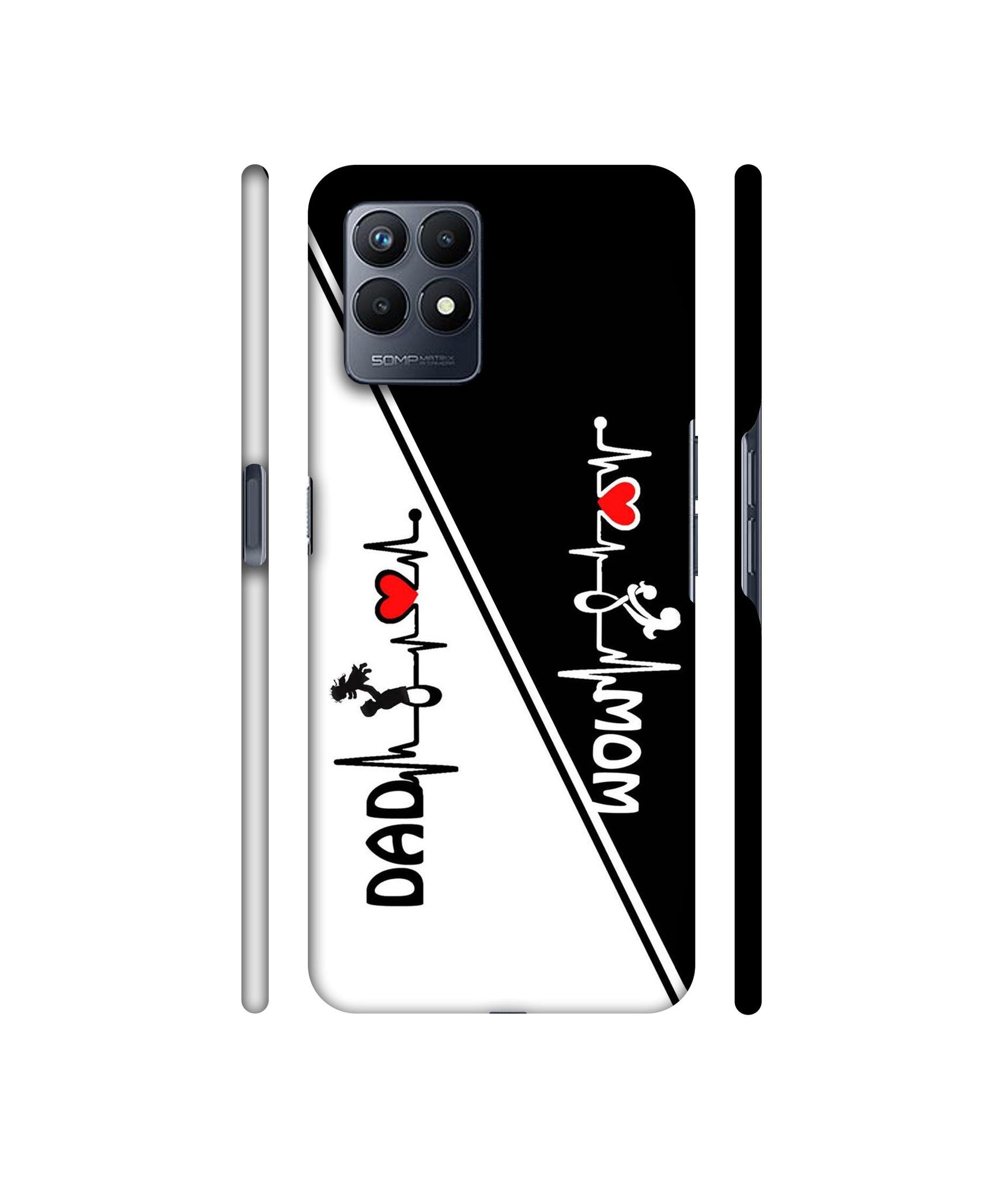 Mom and Dad Lover Designer Hard Back Cover for Realme Narzo 50