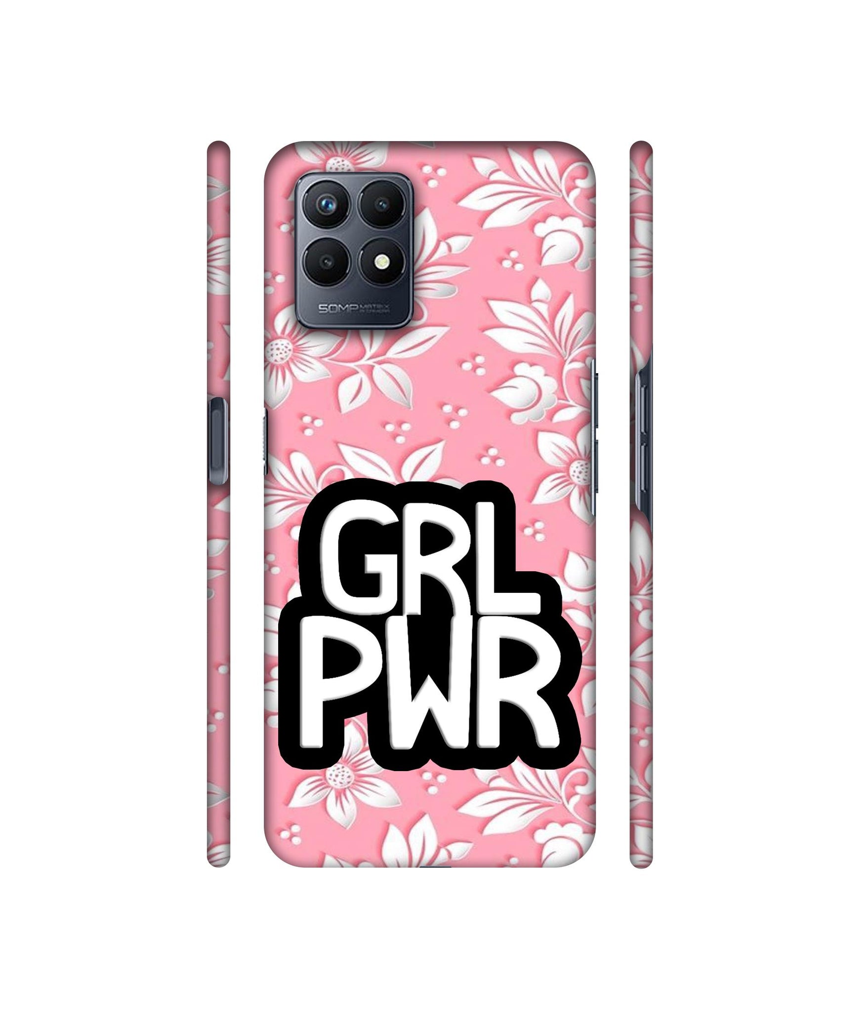 Girl Power Art Designer Hard Back Cover for Realme Narzo 50