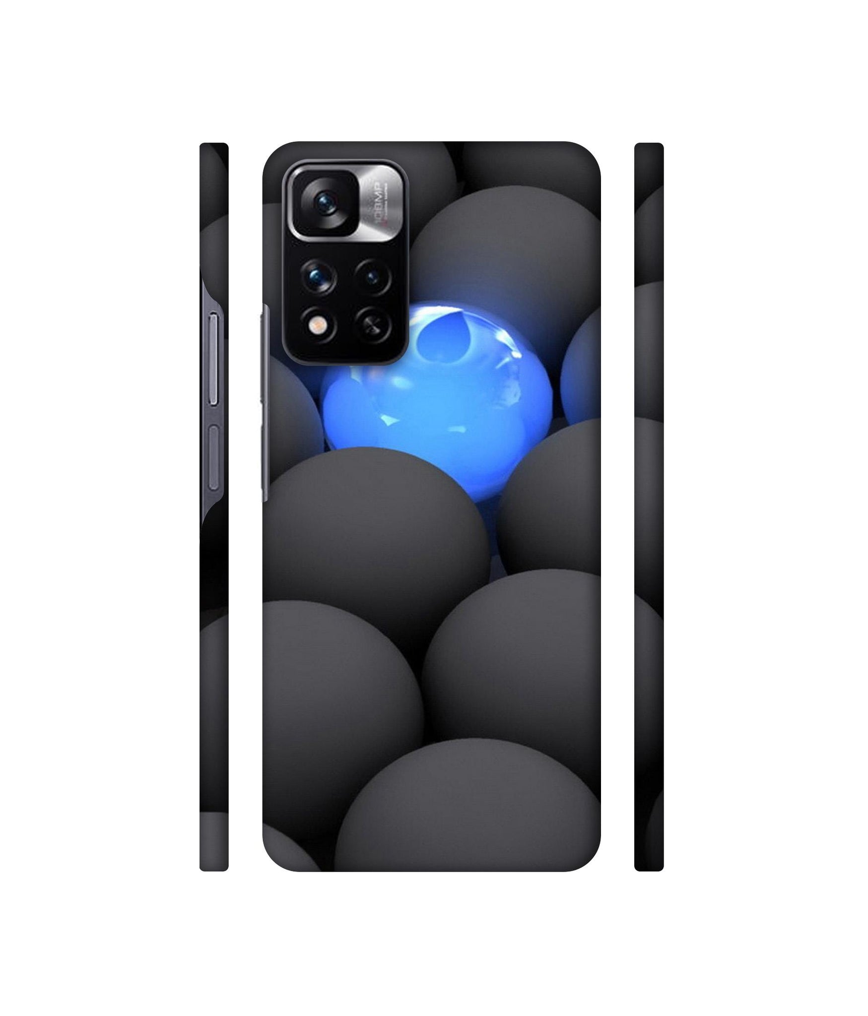 Balls Dark Neon Sight Surface Designer Hard Back Cover for Mi Redmi Note 11 Pro 4G / Mi Redmi Note 11 Pro 5G / Mi Redmi Note 11 Pro + 5G