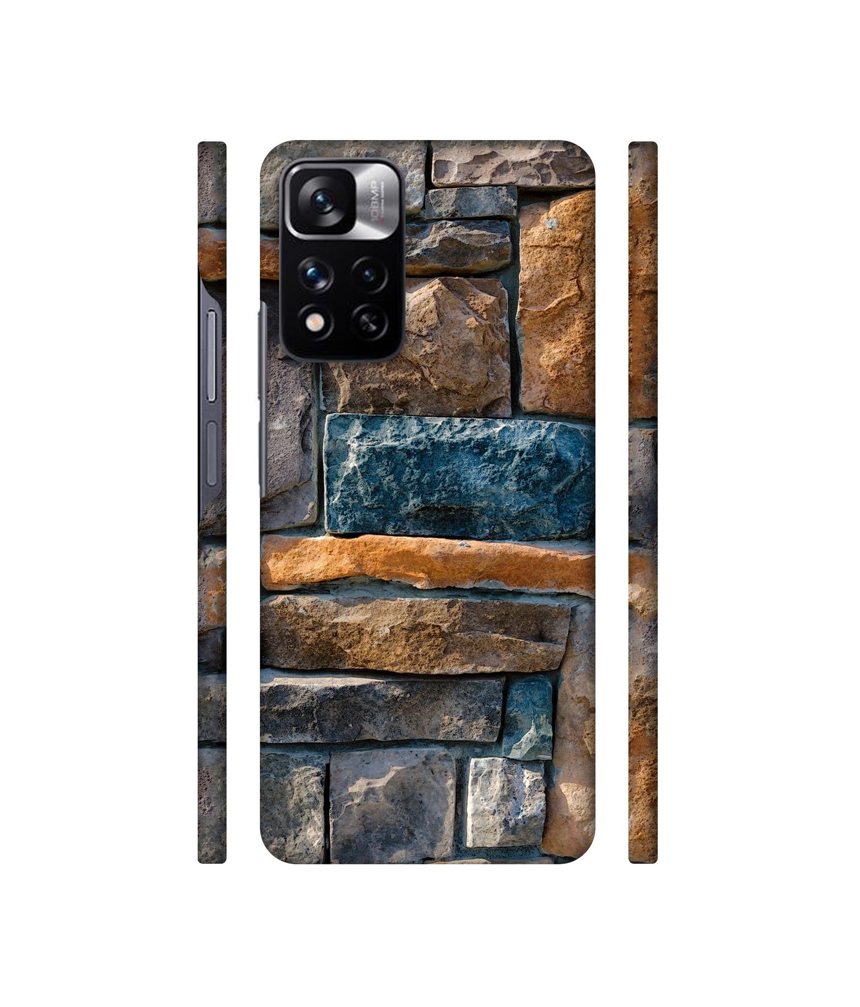 Decorative Stone Cladding Designer Hard Back Cover for Mi Redmi Note 11 Pro 4G / Mi Redmi Note 11 Pro 5G / Mi Redmi Note 11 Pro + 5G