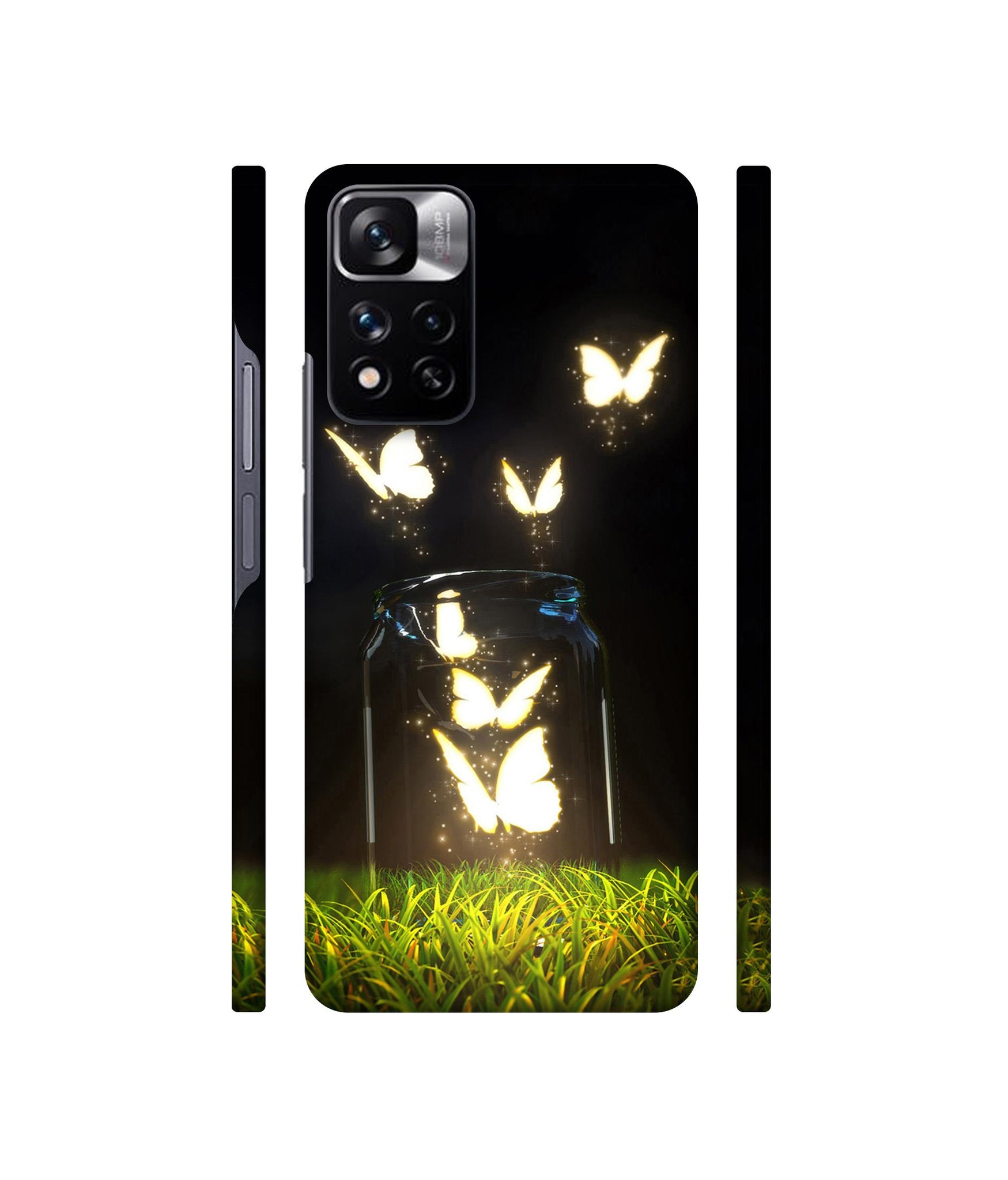 Butterfly Designer Hard Back Cover for Mi Redmi Note 11 Pro 4G / Mi Redmi Note 11 Pro 5G / Mi Redmi Note 11 Pro + 5G