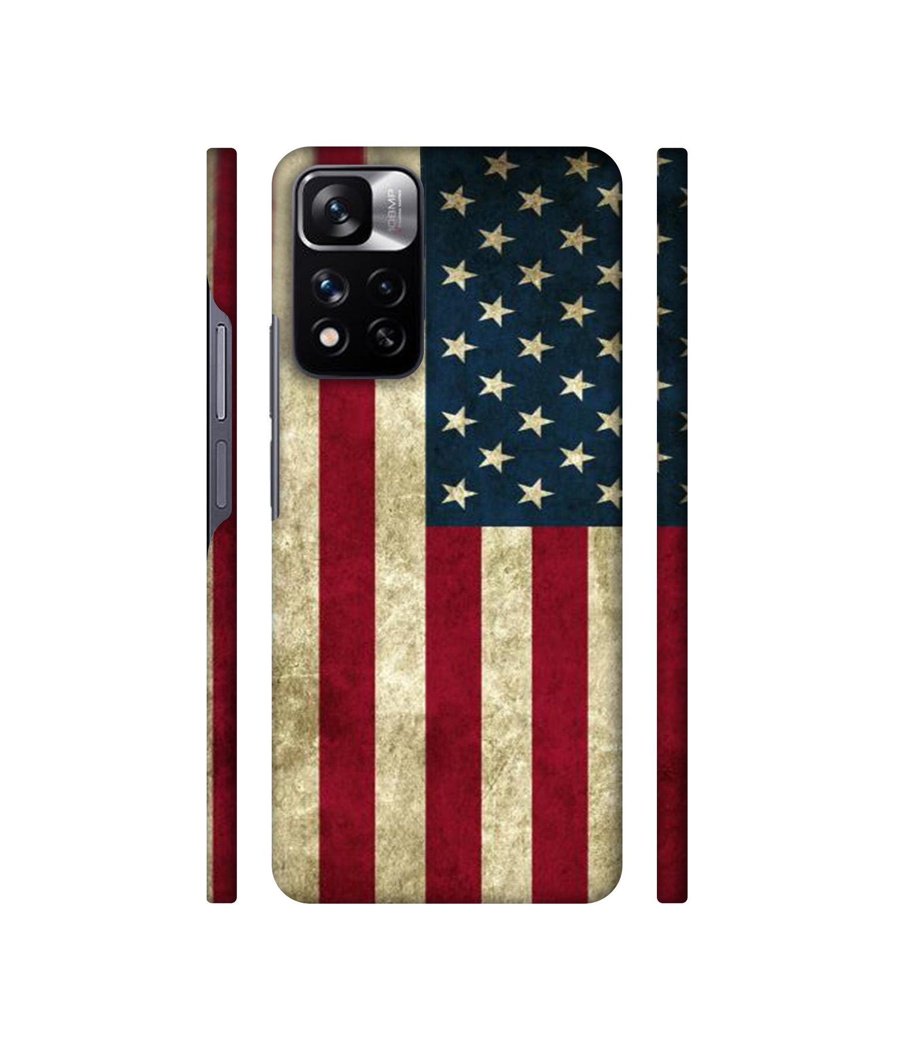 Vingate USA Flag Designer Hard Back Cover for Mi Redmi Note 11 Pro 4G / Mi Redmi Note 11 Pro 5G / Mi Redmi Note 11 Pro + 5G