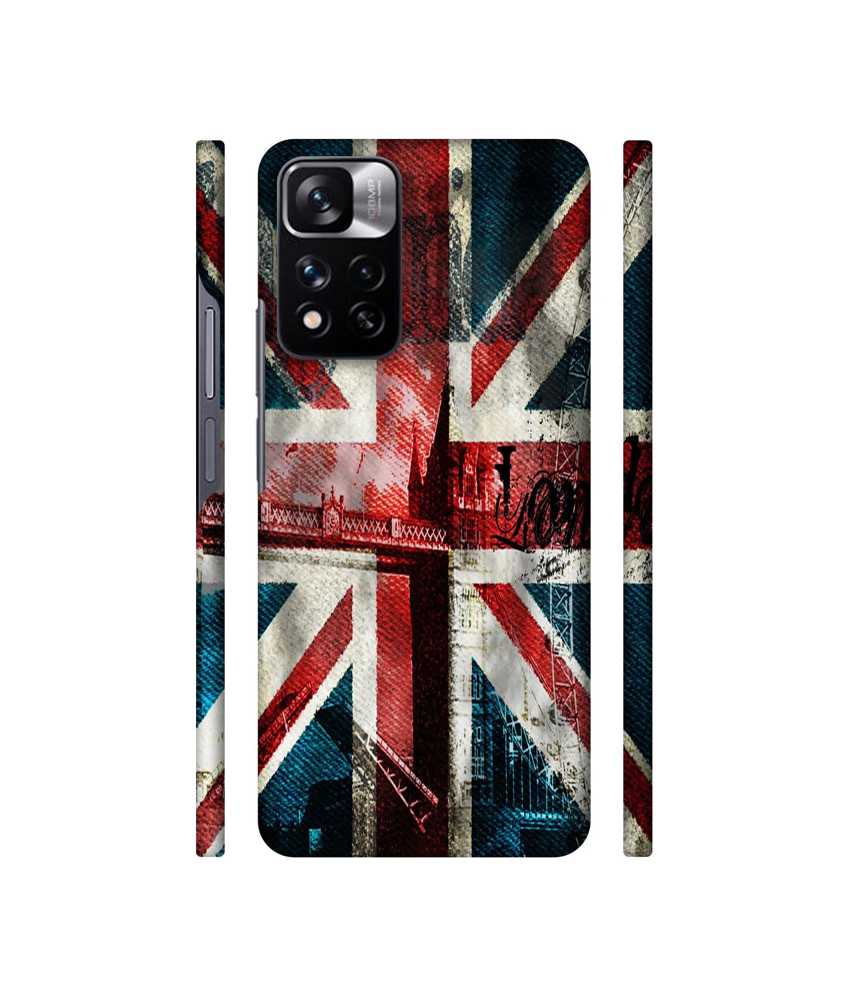 London Flag wallpaper Designer Hard Back Cover for Mi Redmi Note 11 Pro 4G / Mi Redmi Note 11 Pro 5G / Mi Redmi Note 11 Pro + 5G