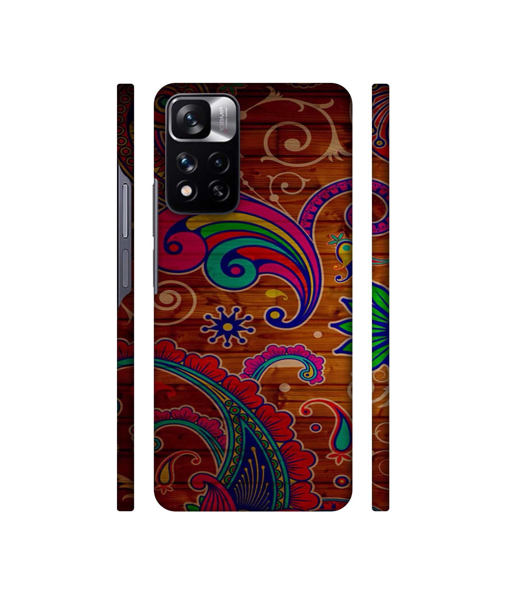 Wooden Pattern Print Designer Hard Back Cover for Mi Redmi Note 11 Pro 4G / Mi Redmi Note 11 Pro 5G / Mi Redmi Note 11 Pro + 5G