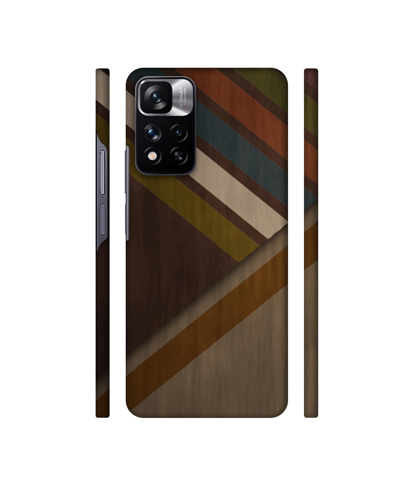 Colorful Wooden Pattern Designer Hard Back Cover for Mi Redmi Note 11 Pro 4G / Mi Redmi Note 11 Pro 5G / Mi Redmi Note 11 Pro + 5G